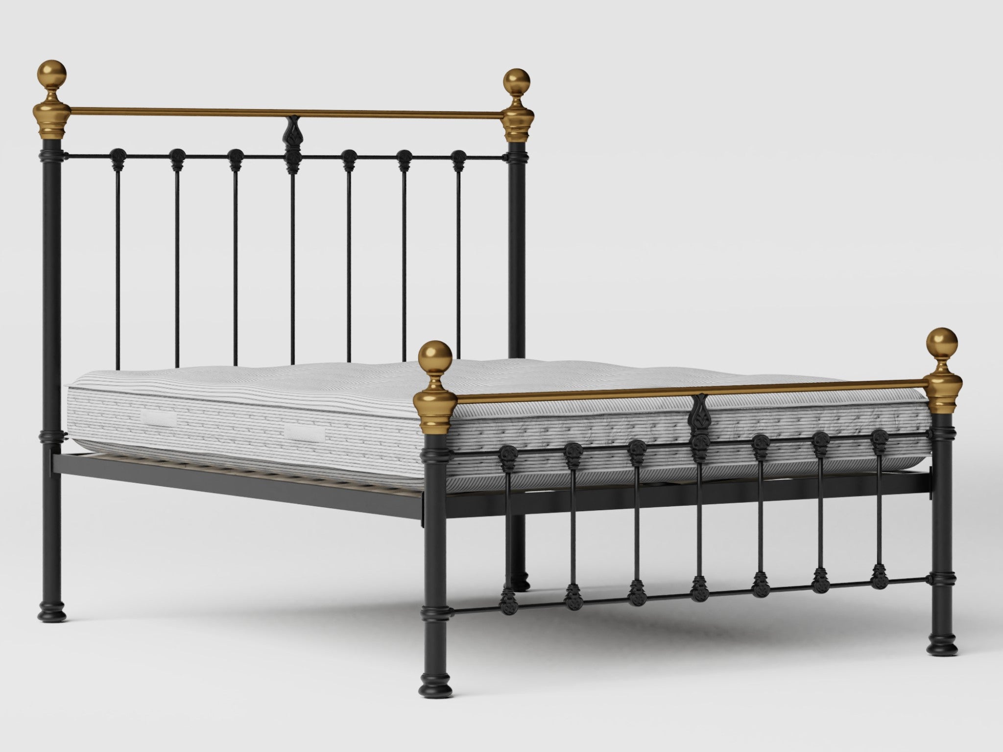 The Original Bed Co. hamilton low footend iron/metal bed frame: Small double indybest