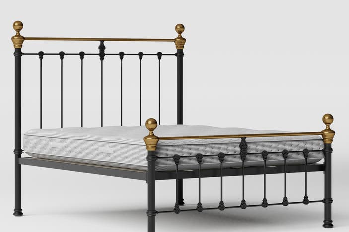 The Original Bed Co. hamilton low footend iron/metal bed frame: Small double indybest
