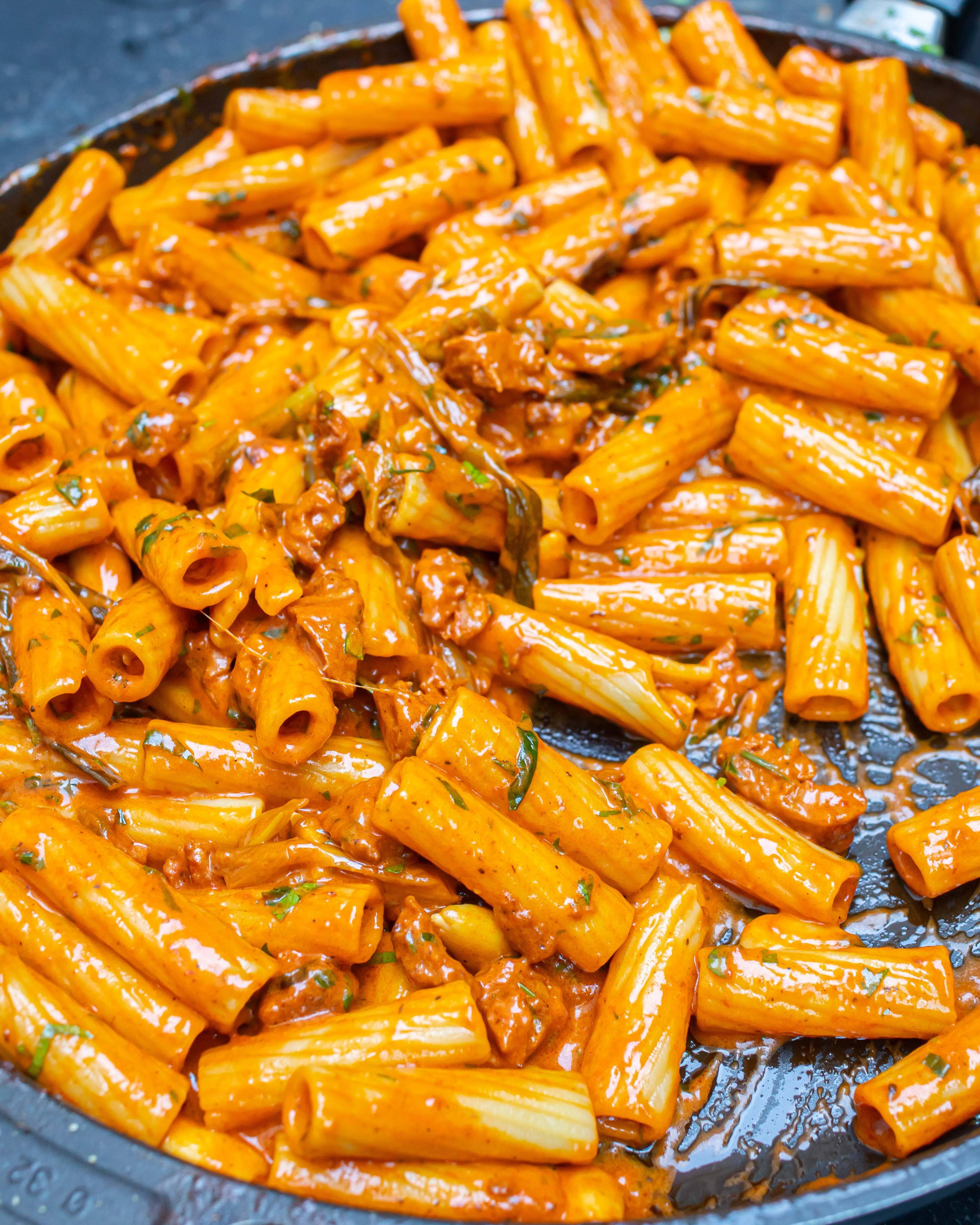 Well a greasy (yet kind of healthy) pasta is the obvious choice for hangover food