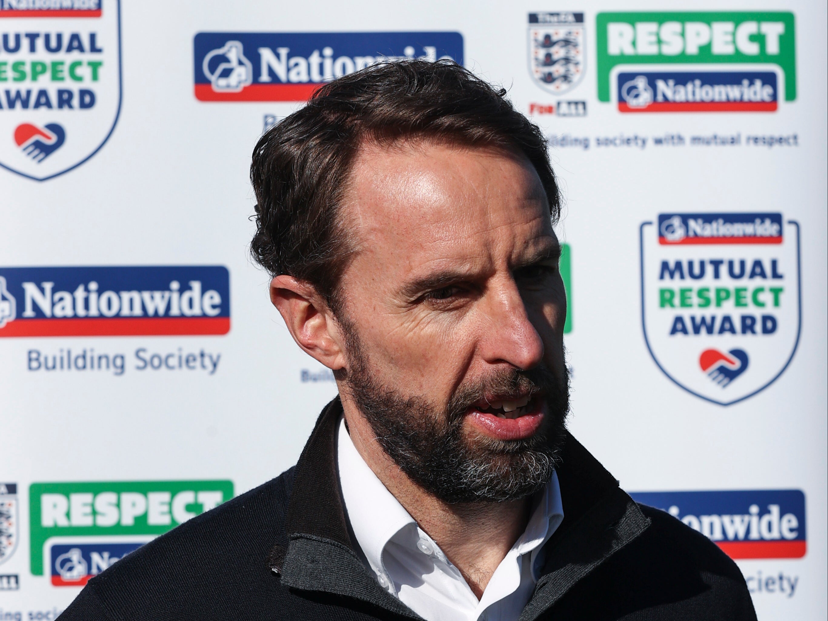 England head coach Gareth Southgate