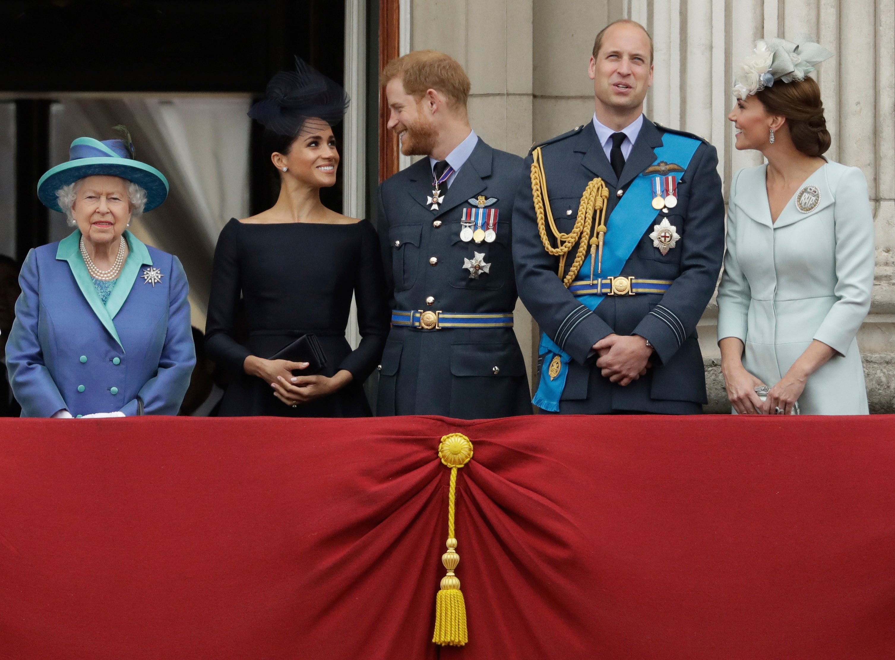 Britain Prince Philip Harry and William