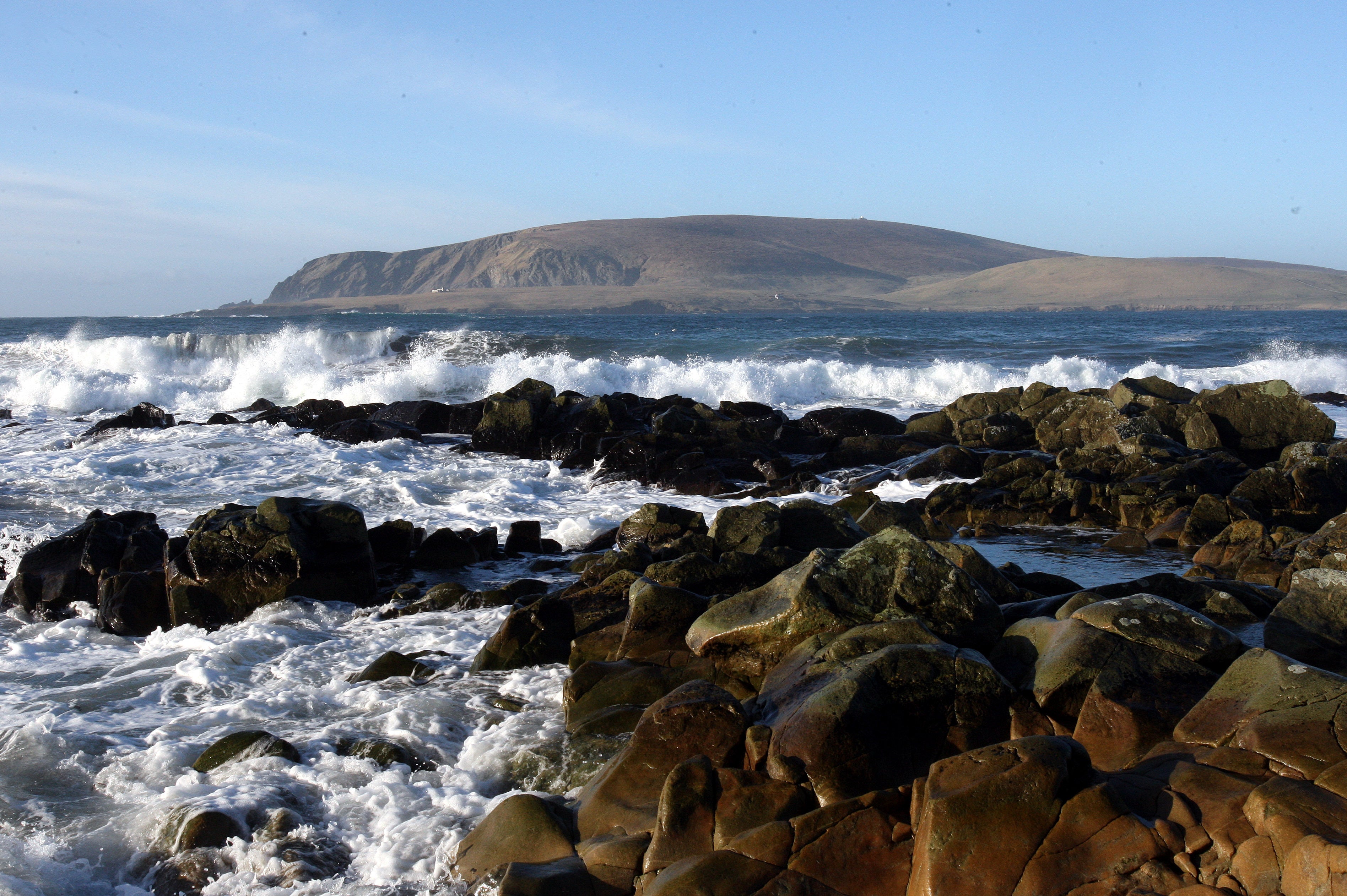 Fair Isle, which is only three miles long, is best known for its wildlife and wild weather
