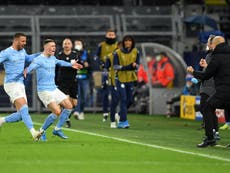 Man City defeat Borussia Dortmund to break Champions League quarter-final curse