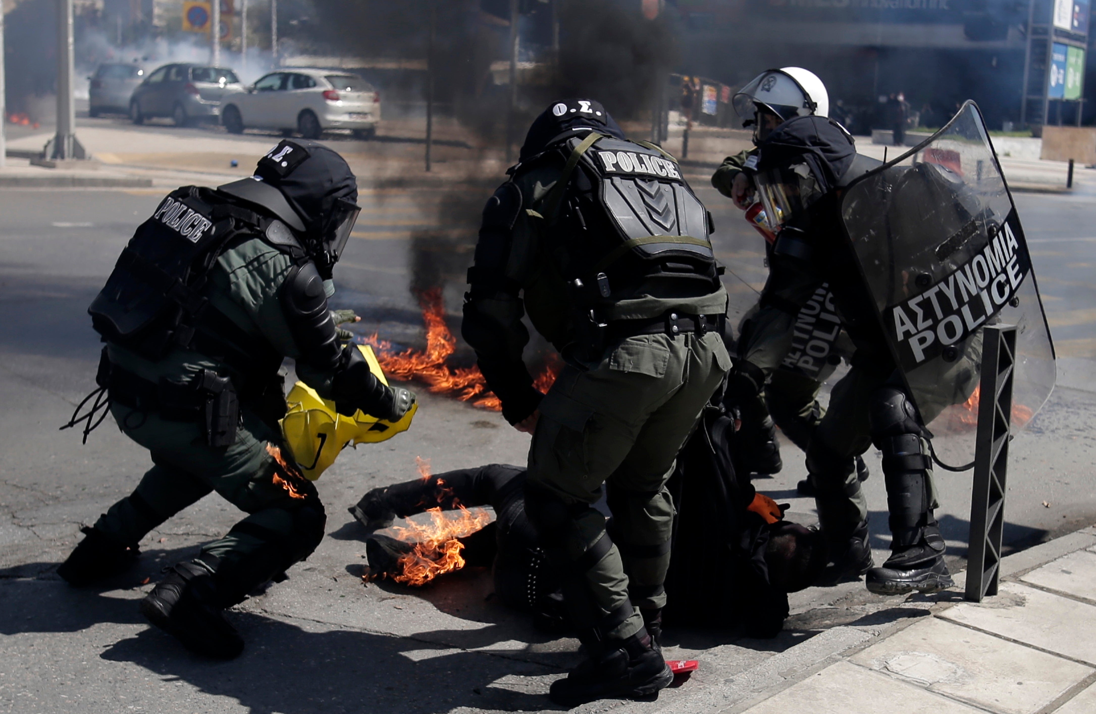 Greece Student Protest