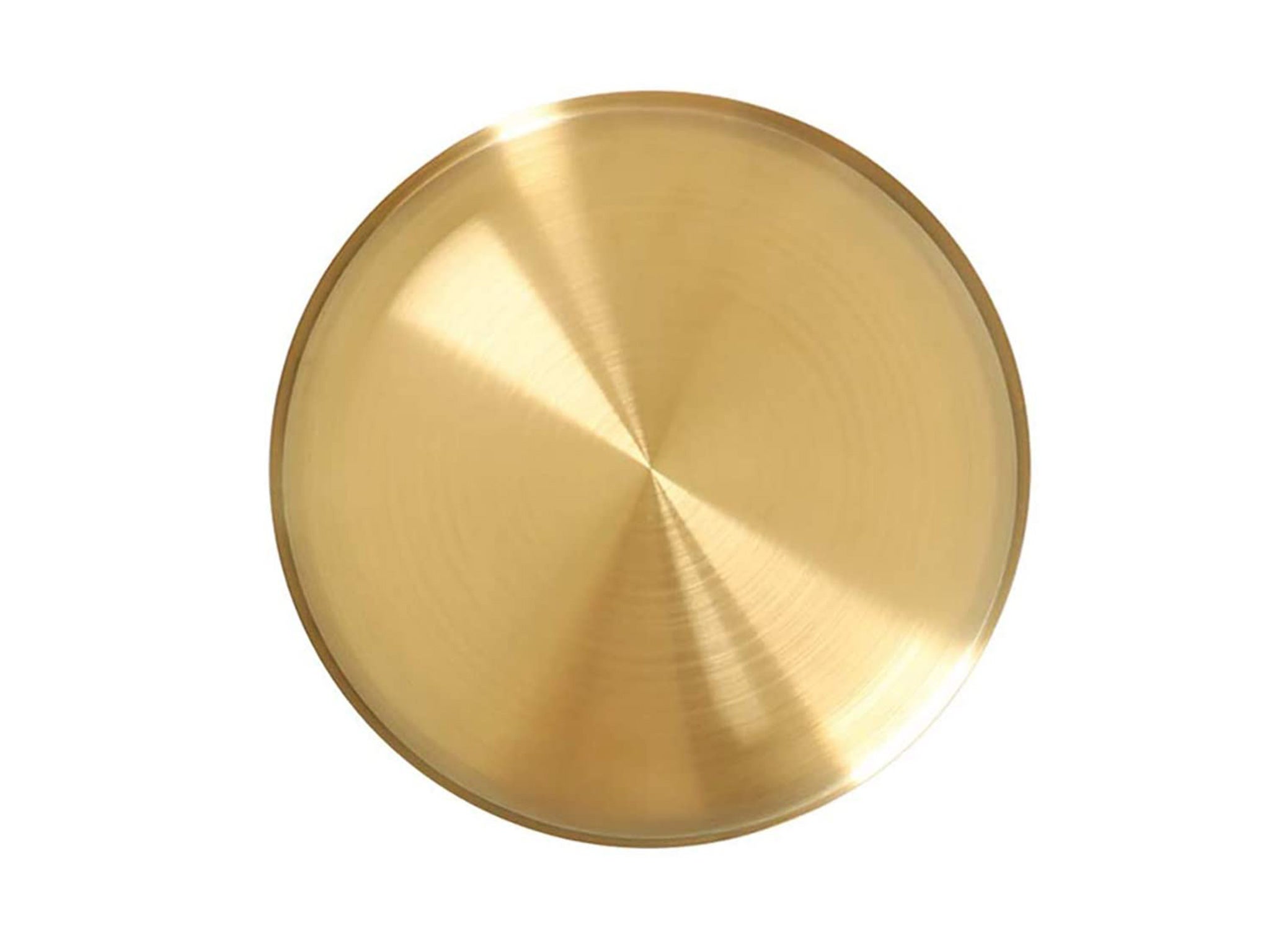 
Zunbo Gold Coloured Stainless Steel Round Serving Tray