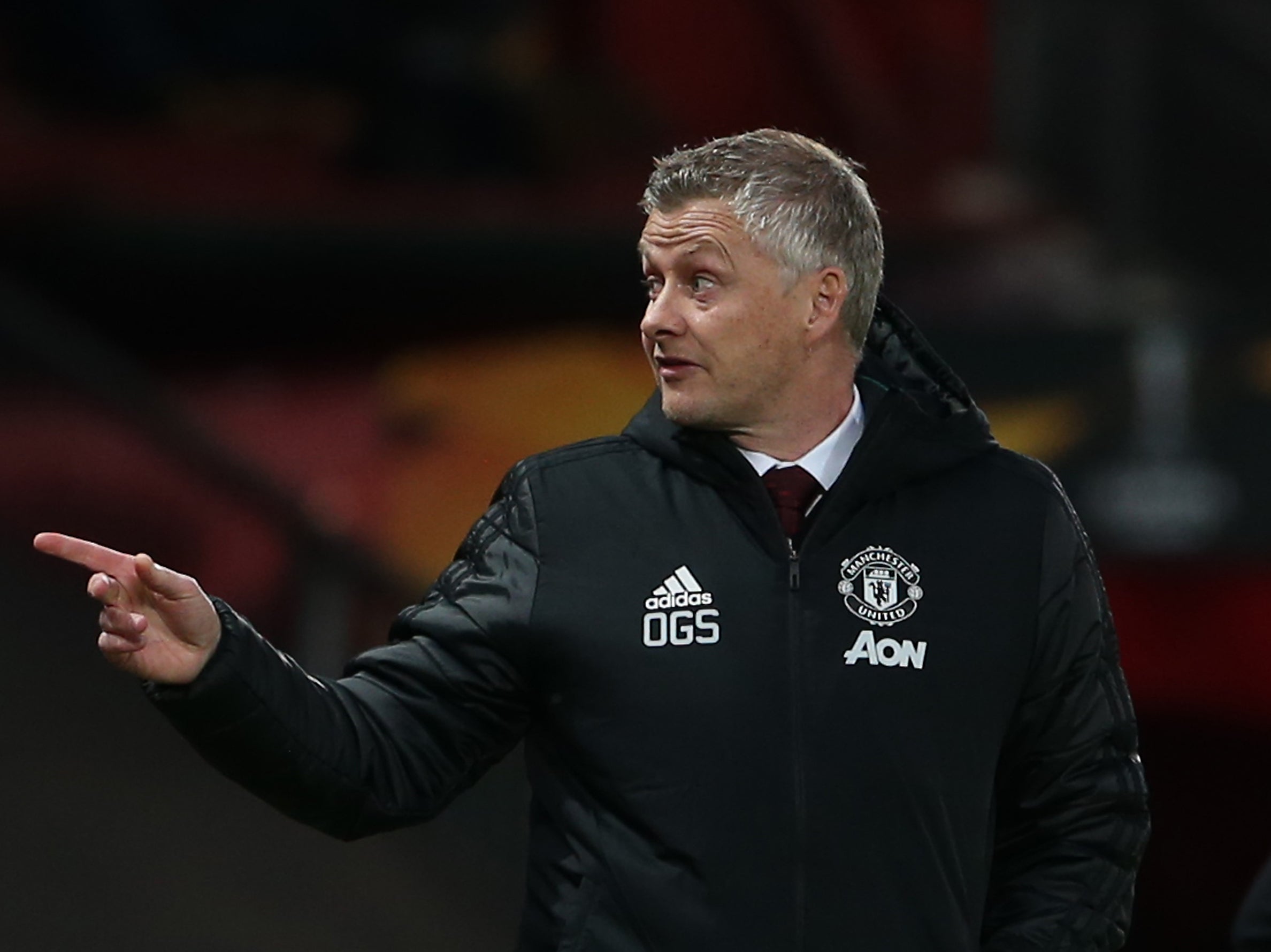 Manchester United coach Ole Gunnar Solskjaer