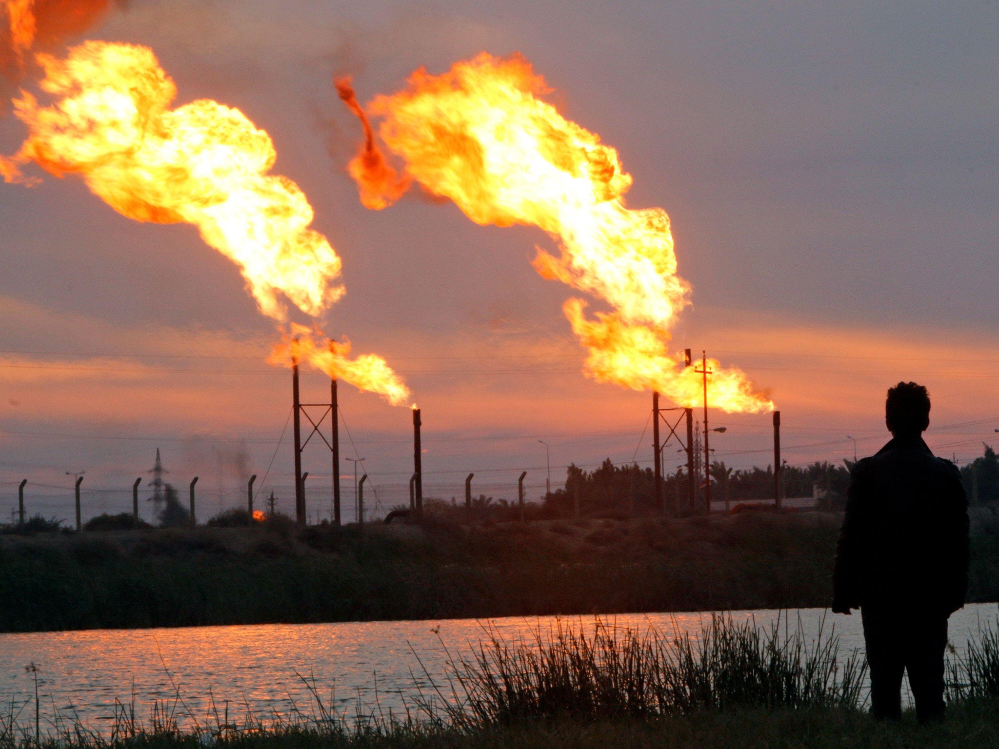 Across Iraq, 17 billion cubic metres of gas are burnt a year