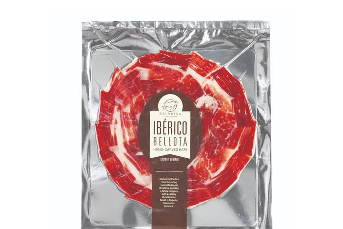 Brindisa 75% jamón ibérico de bellota, 100g indybest