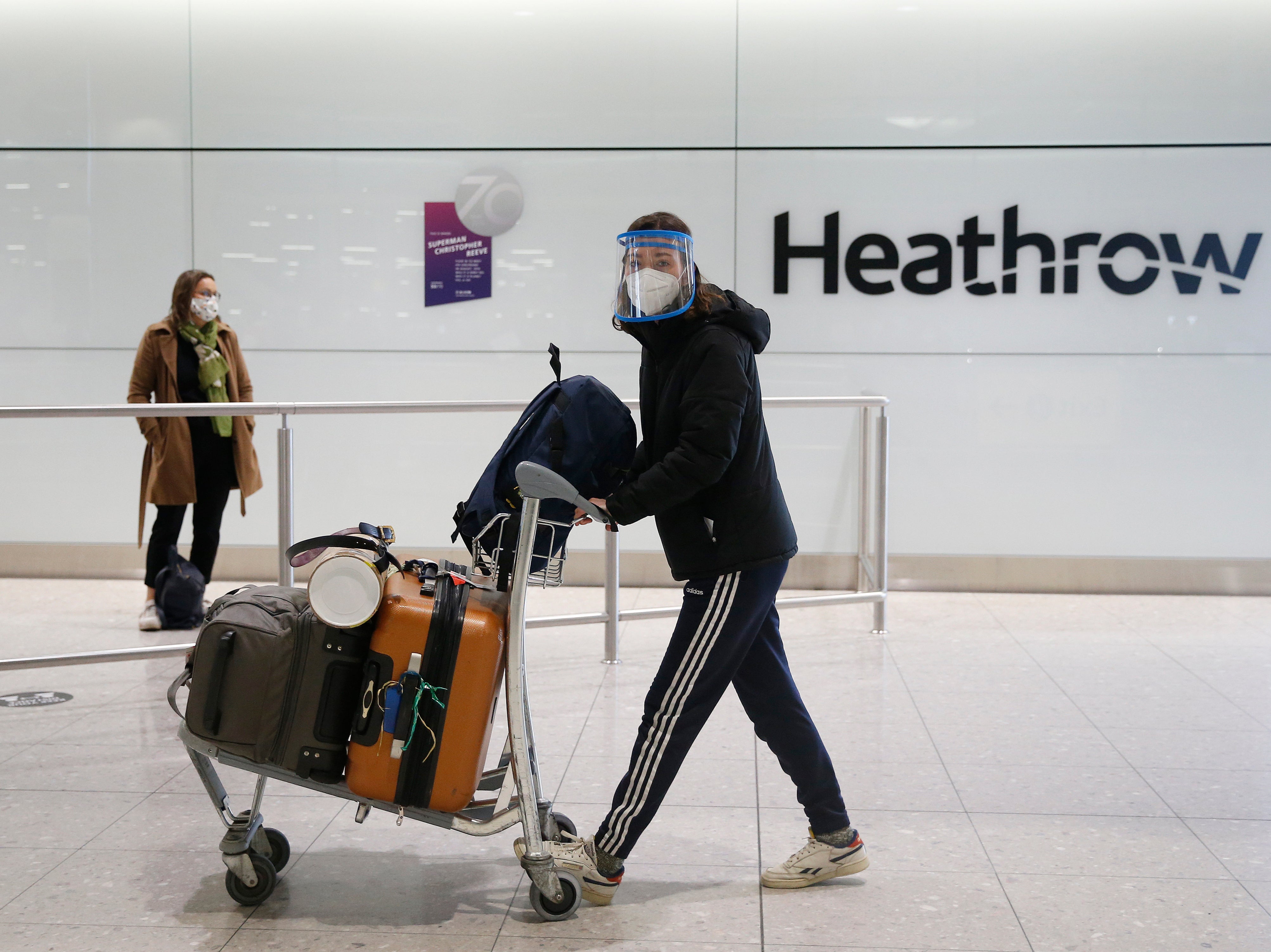 Travellers from non-‘red list’ countries must quarantine at home