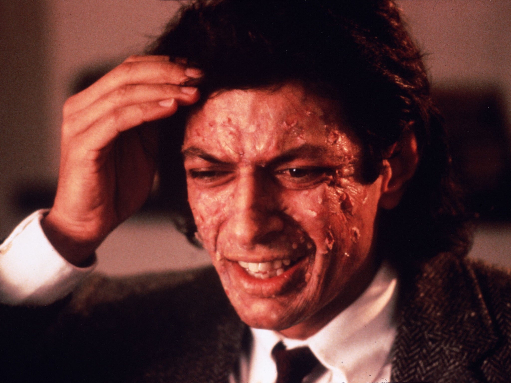 Be afraid, be very afraid: Jeff Goldblum in The Fly