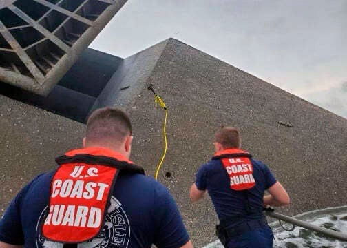 US Overturned Boat Rescue