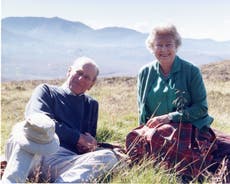 Queen shares favourite photo of Prince Philip on eve of funeral