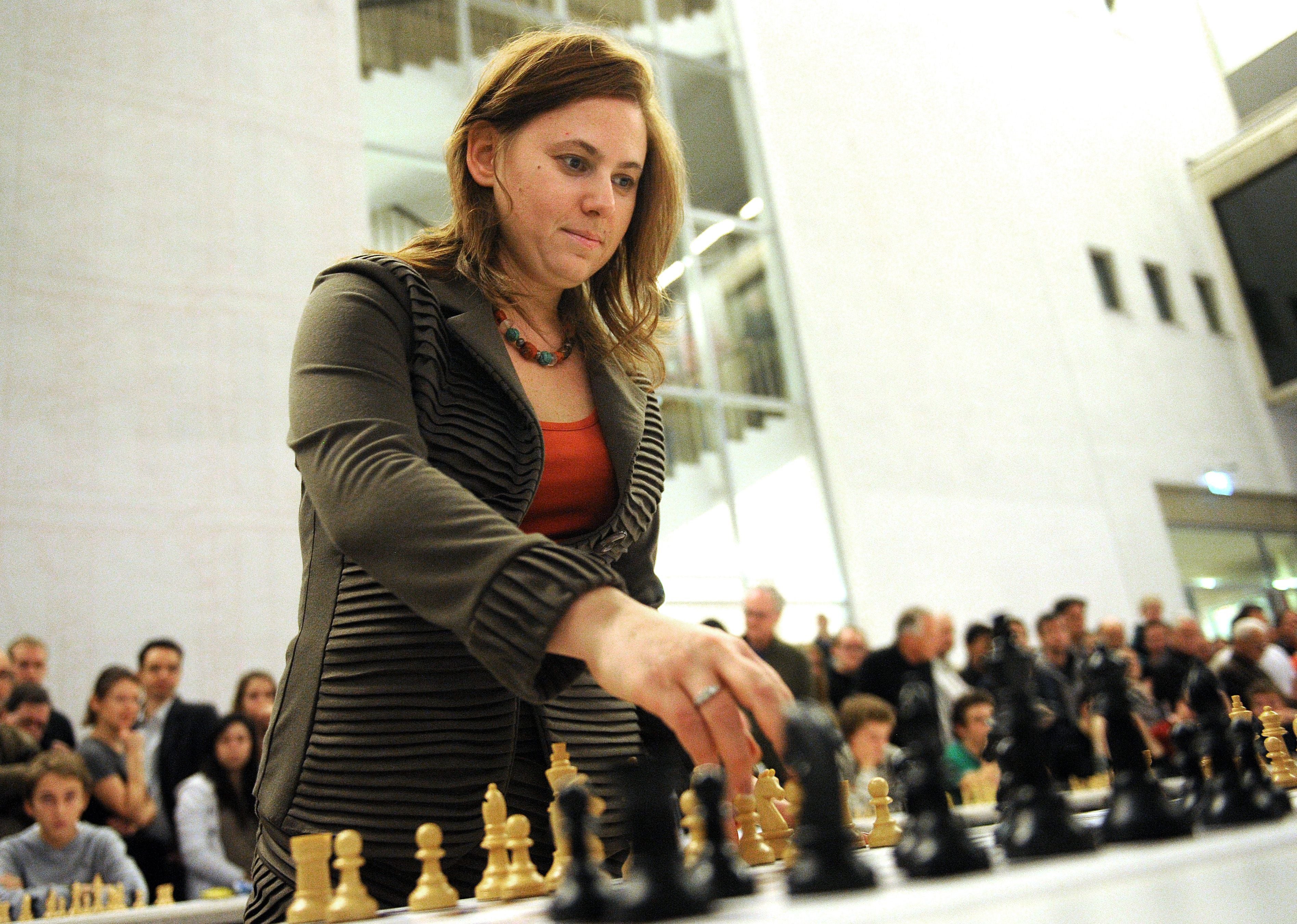 Judit Polgar: no woman in the world could give her a decent game. She had to play men