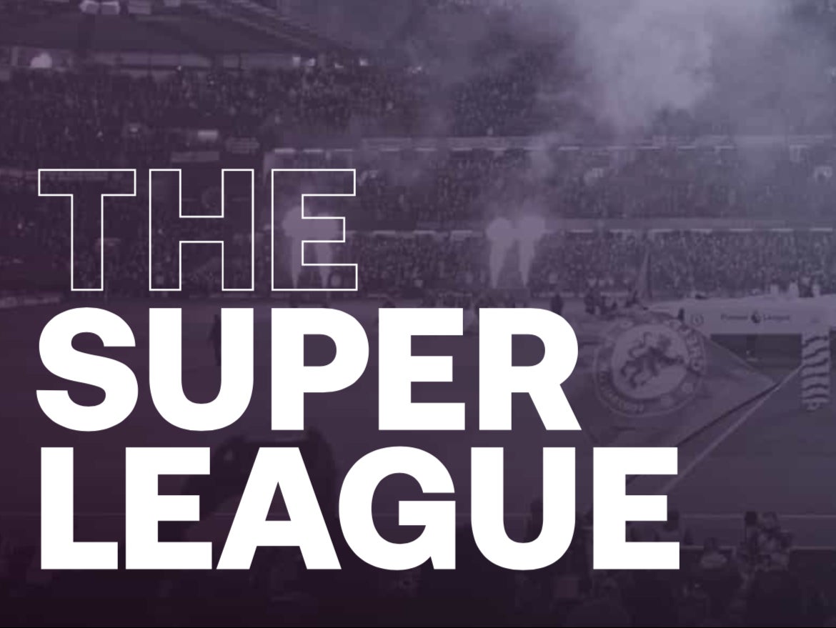 The European Super League was announced on Sunday