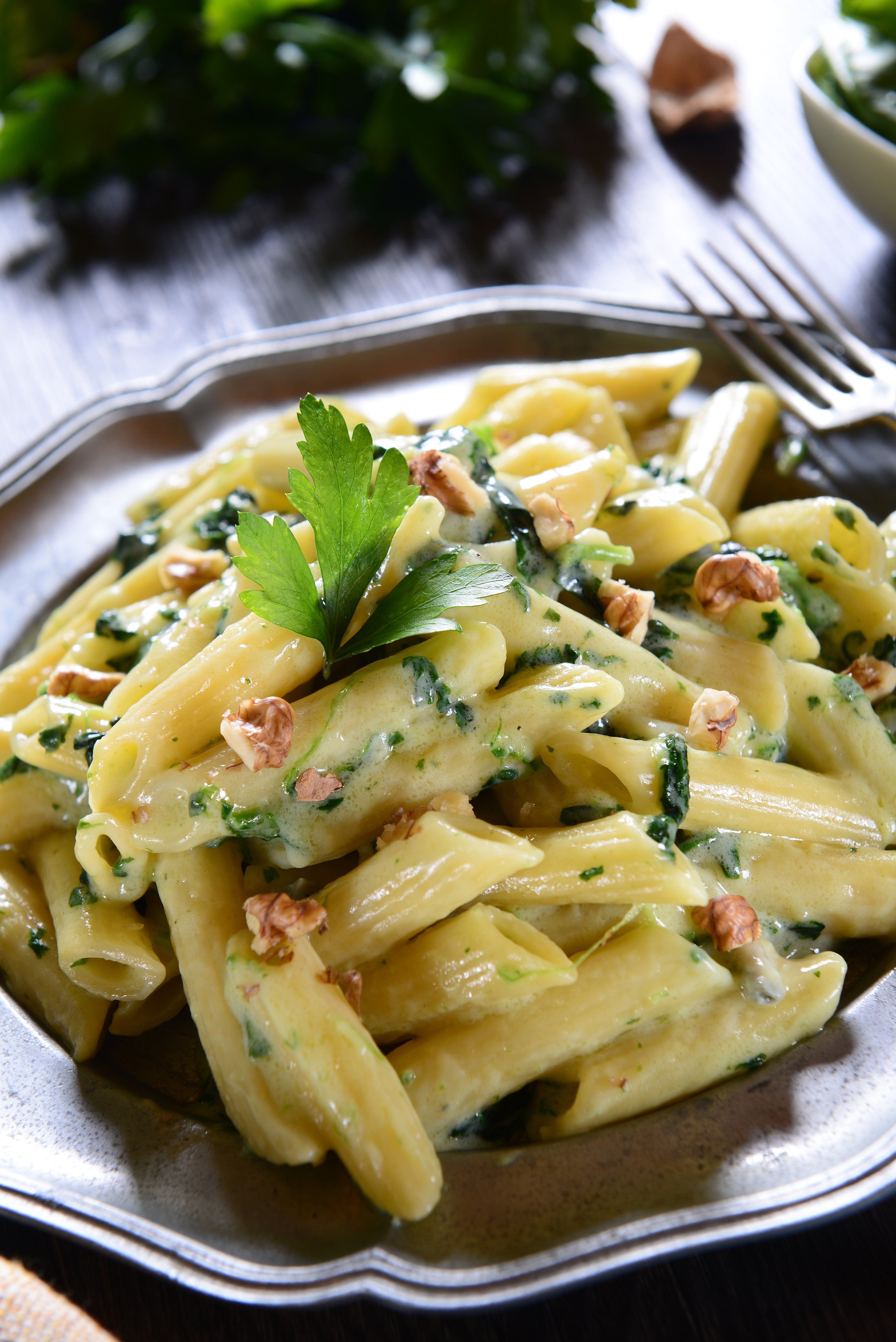 Pro tip: start the sauce a few minutes after you get the pasta on