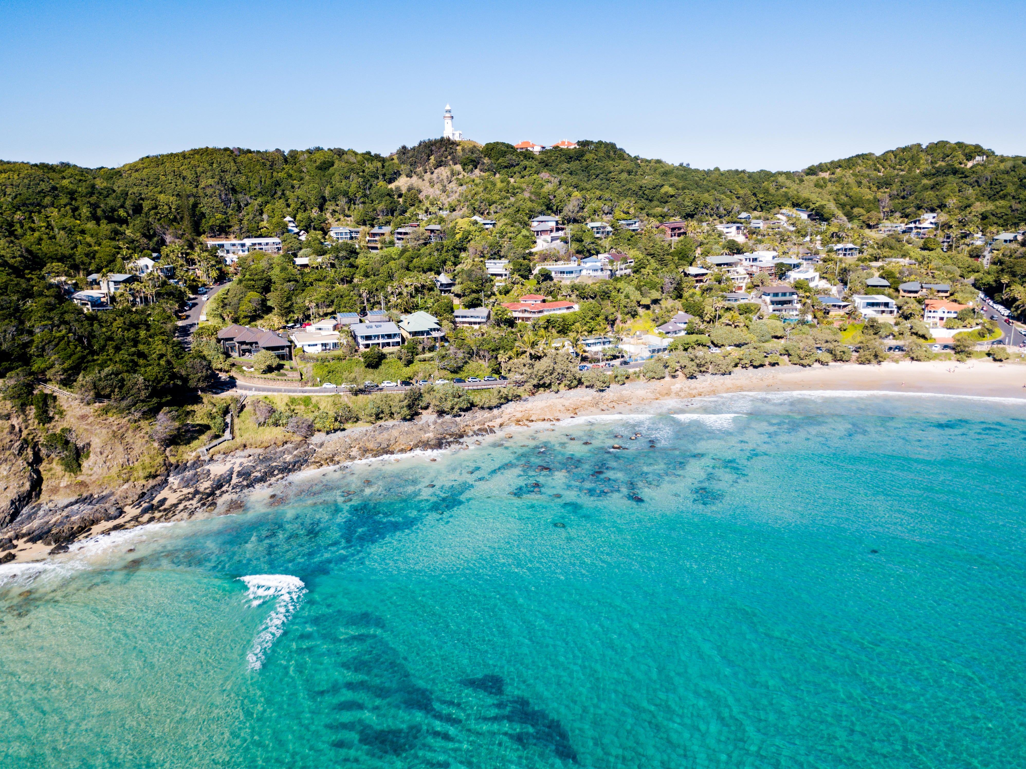 Byron Bay from above