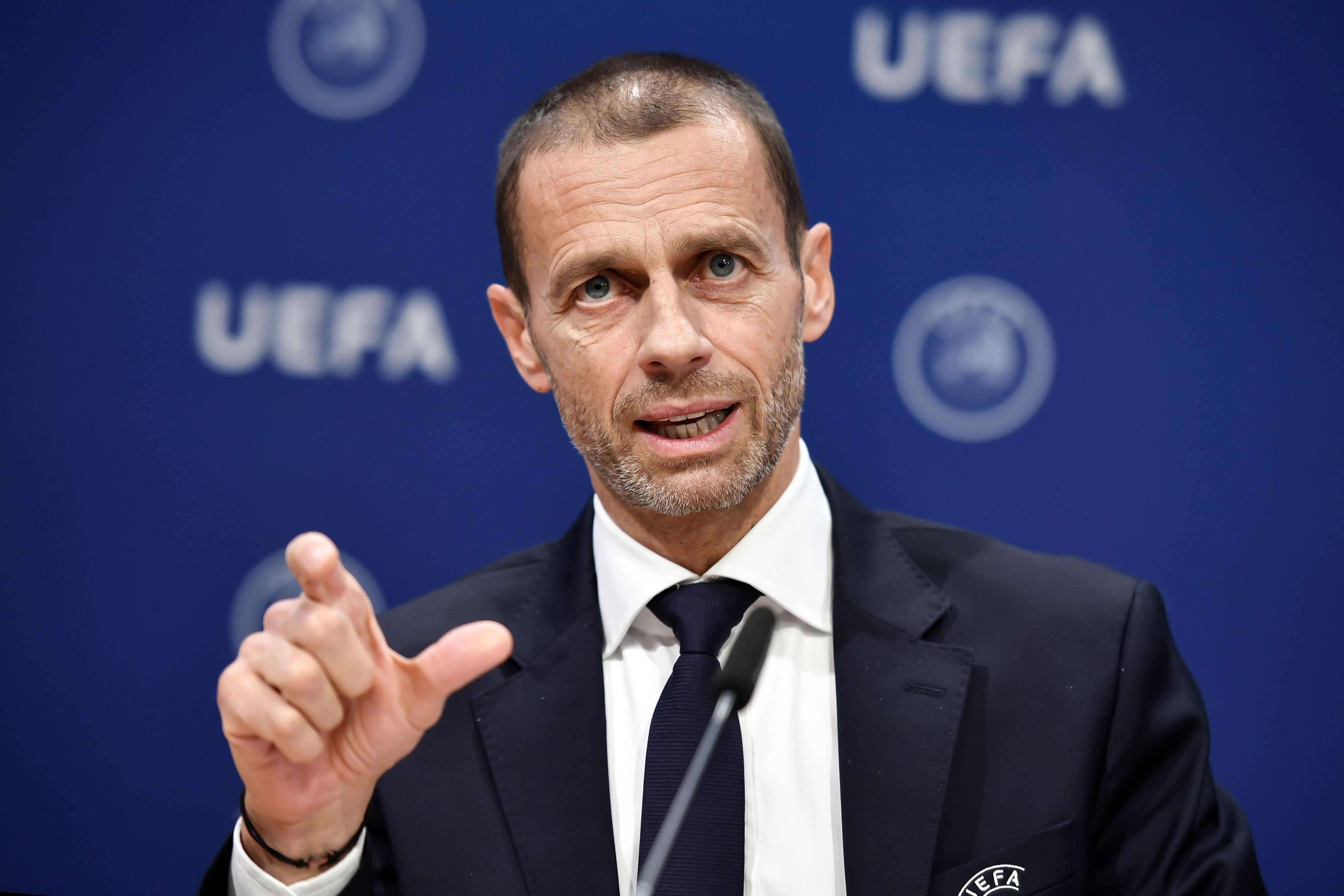 Uefa president Aleksander Ceferin