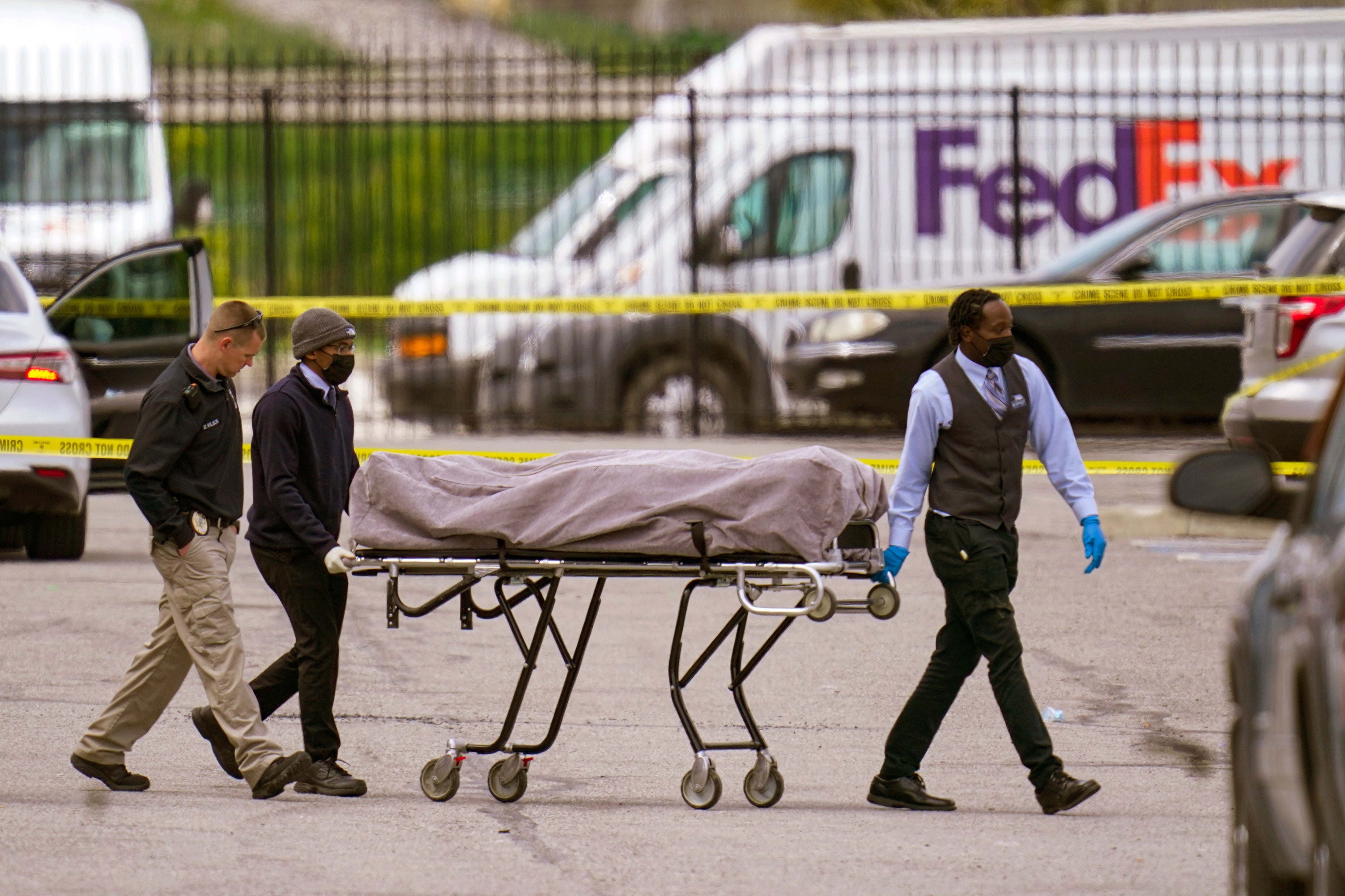 APTOPIX FedEx Shooting Indianapolis