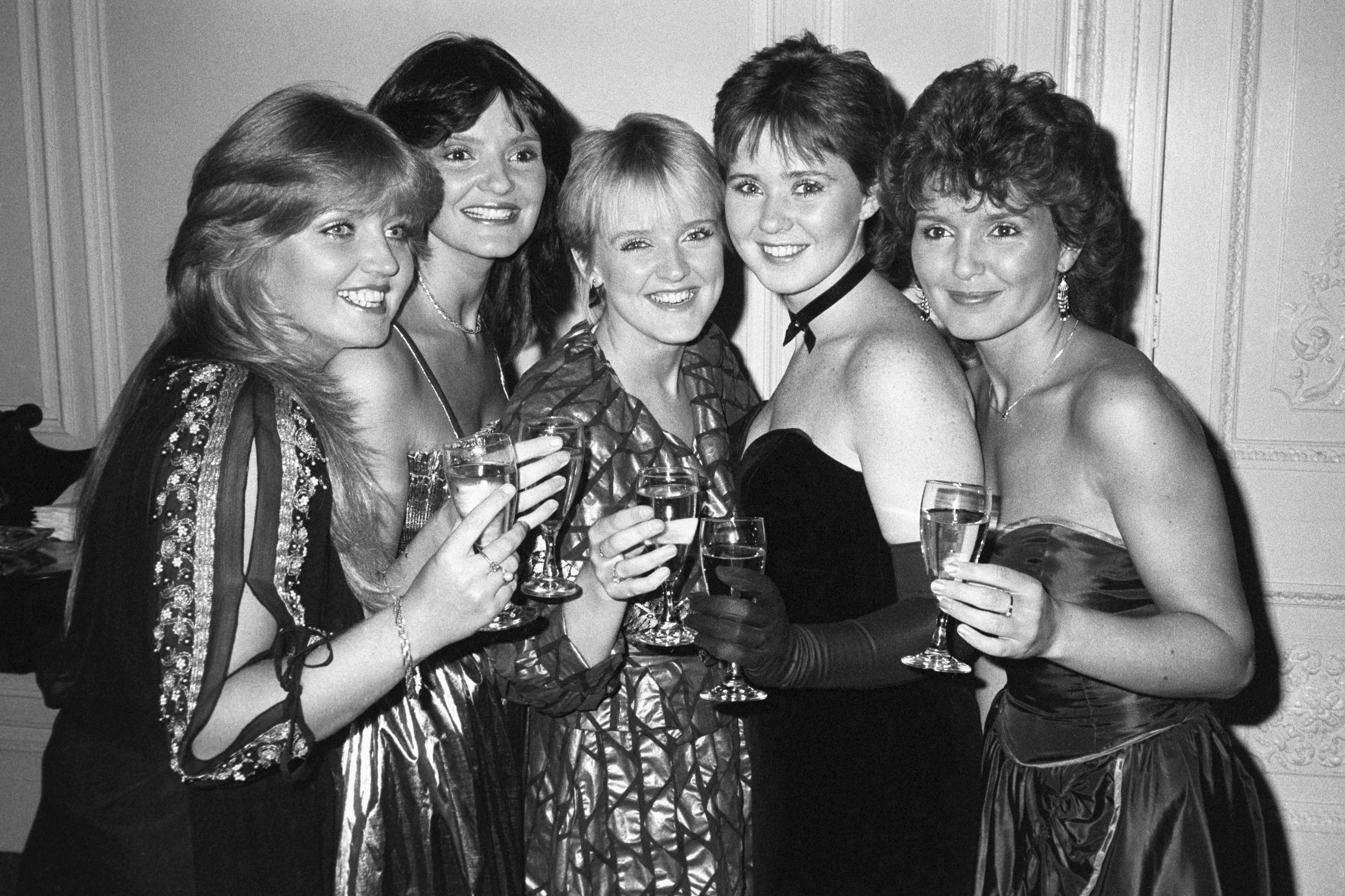 The Nolans (from left) Linda, Anne, Bernie, Coleen and Maureen, in 1983