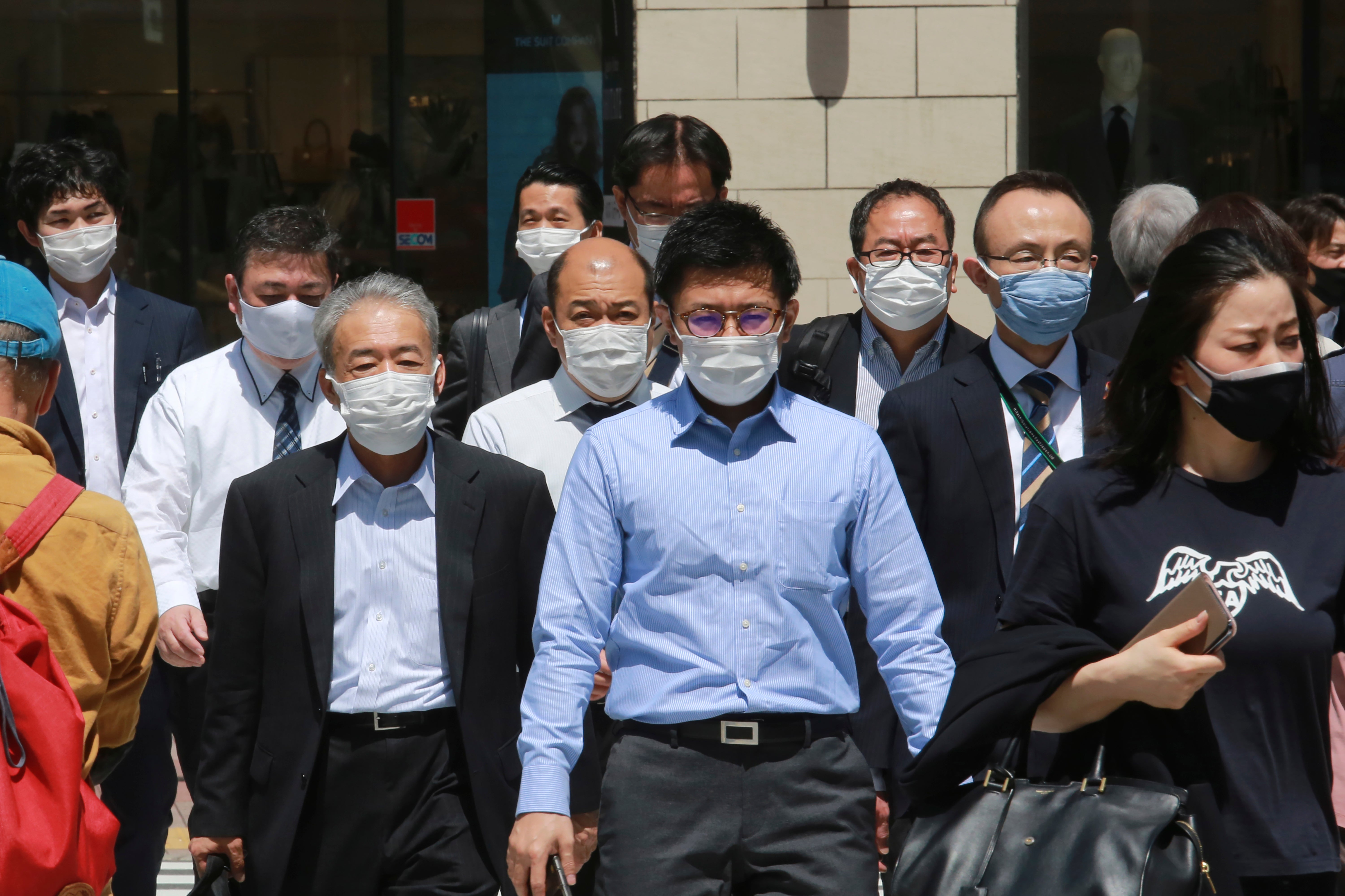 Virus Outbreak Japan Daily Life