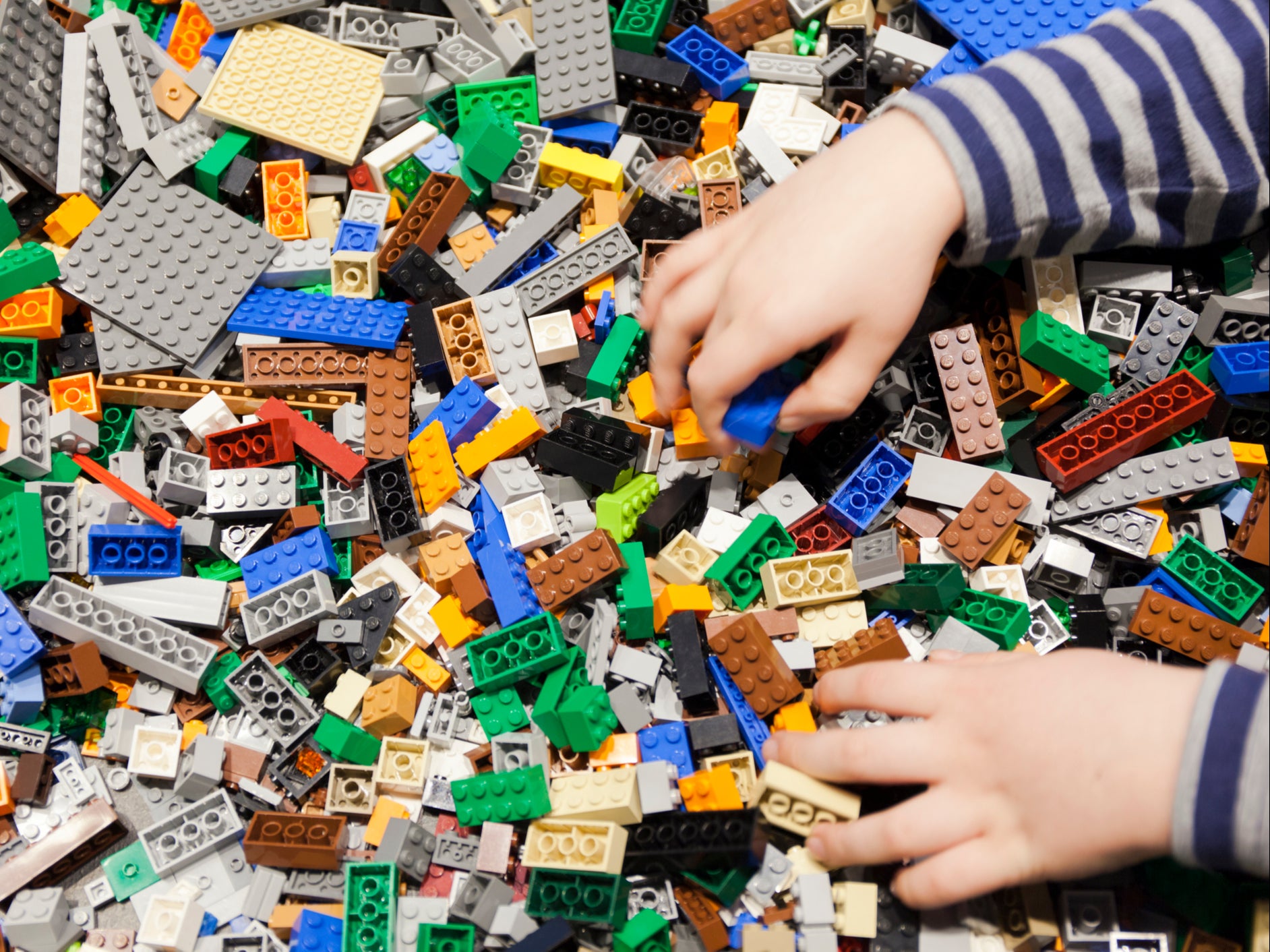 Lego manufactures around 100,000 tonnes of plastic blocks each year