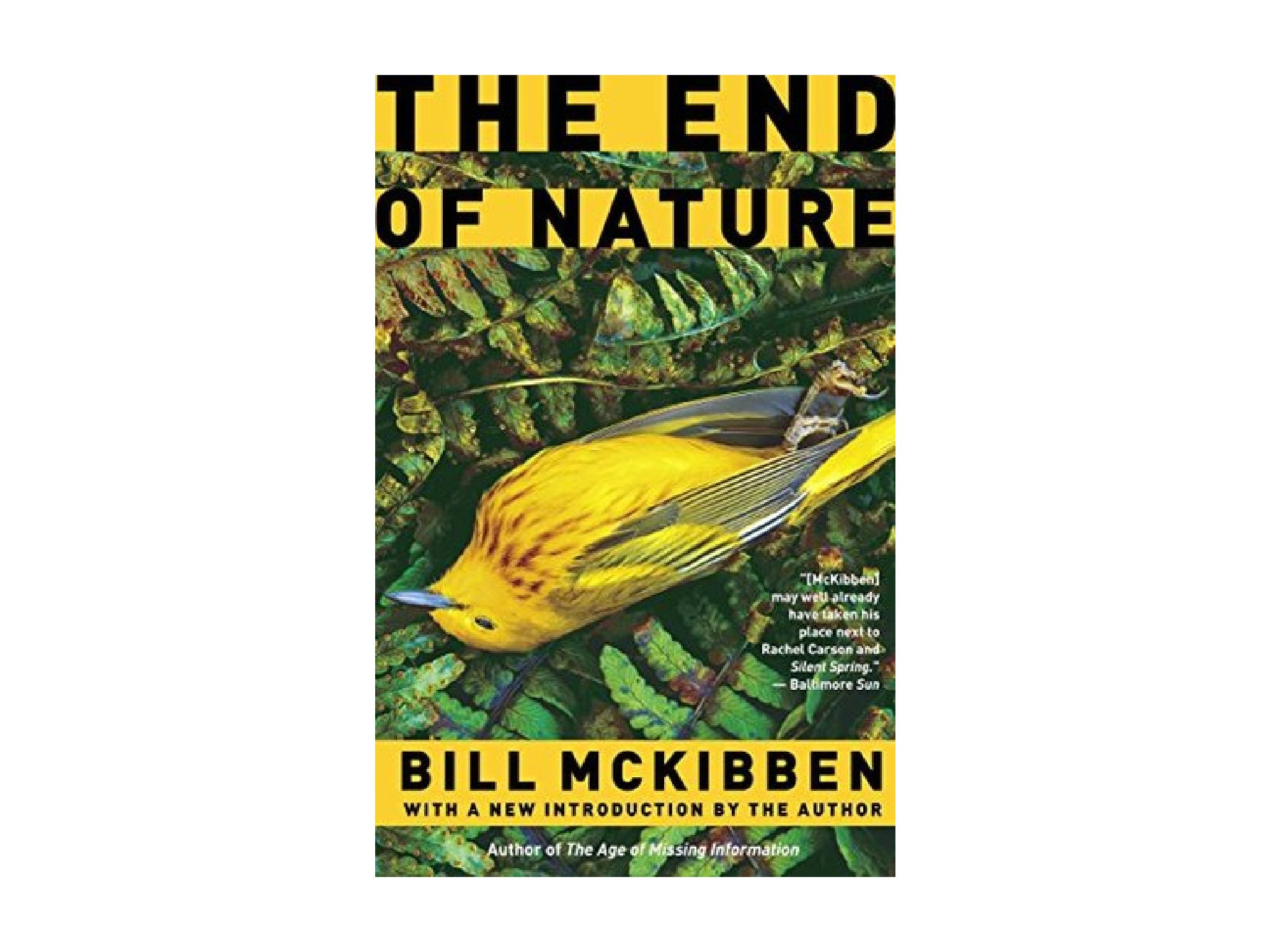 ‘The End of Nature’ by Bill McKibben, published by Random House