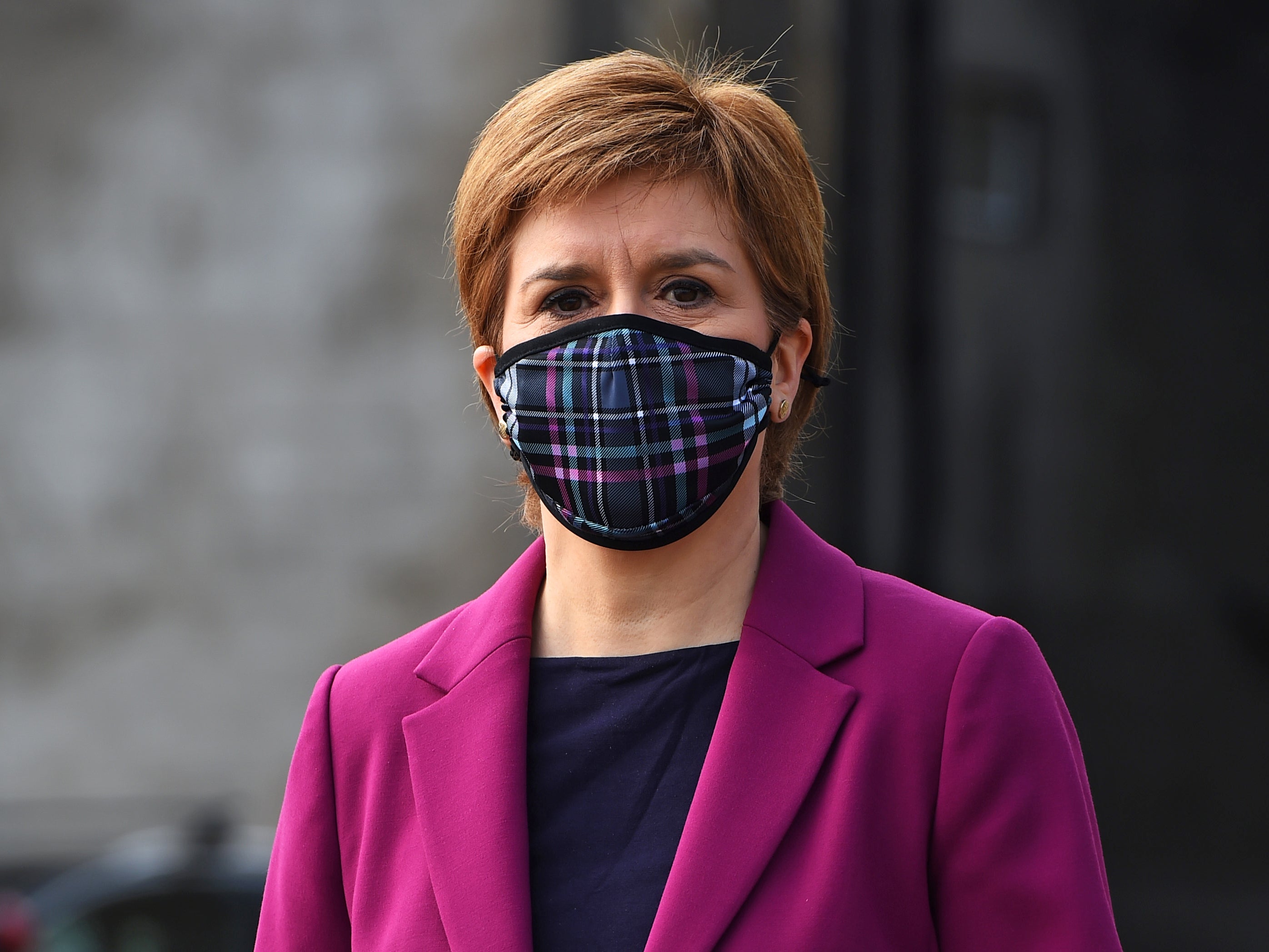 Nicola Sturgeon campaigning in South Queensferry