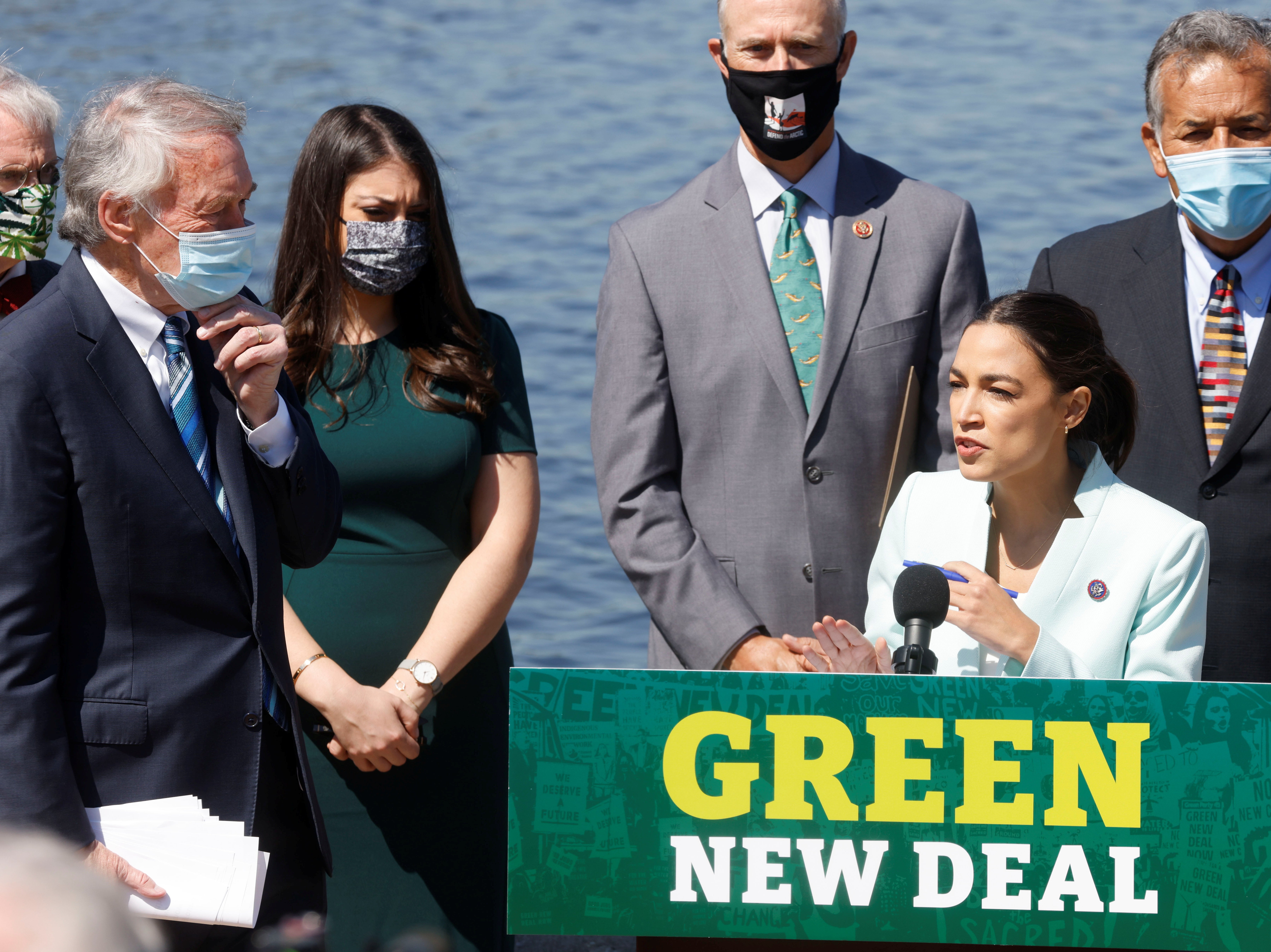 ‘This is life and death’: AOC re-introduces Green New Deal with Ed Markey