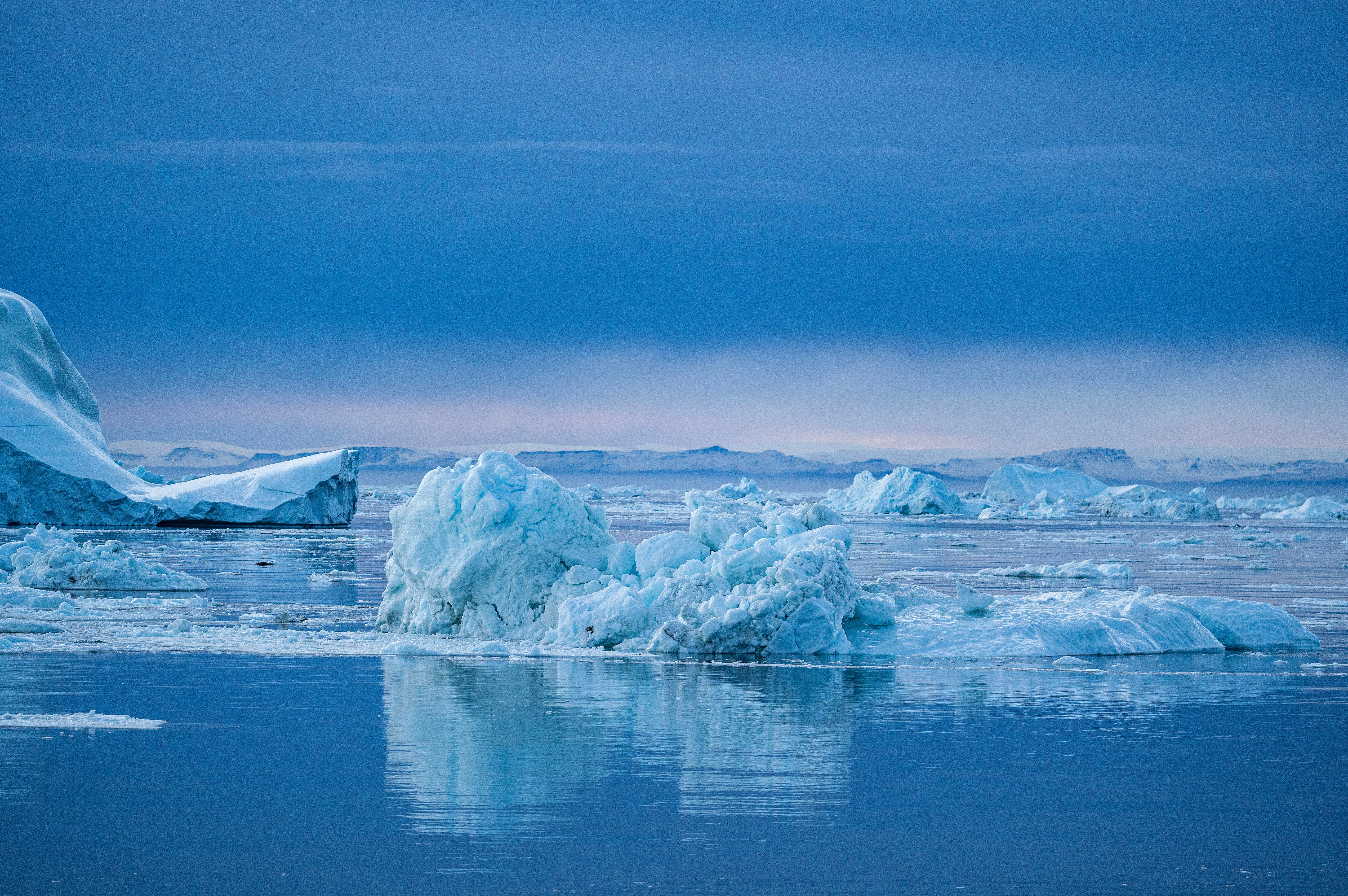 Global heating is causing prehistoric ice caps to retreat in Greenland