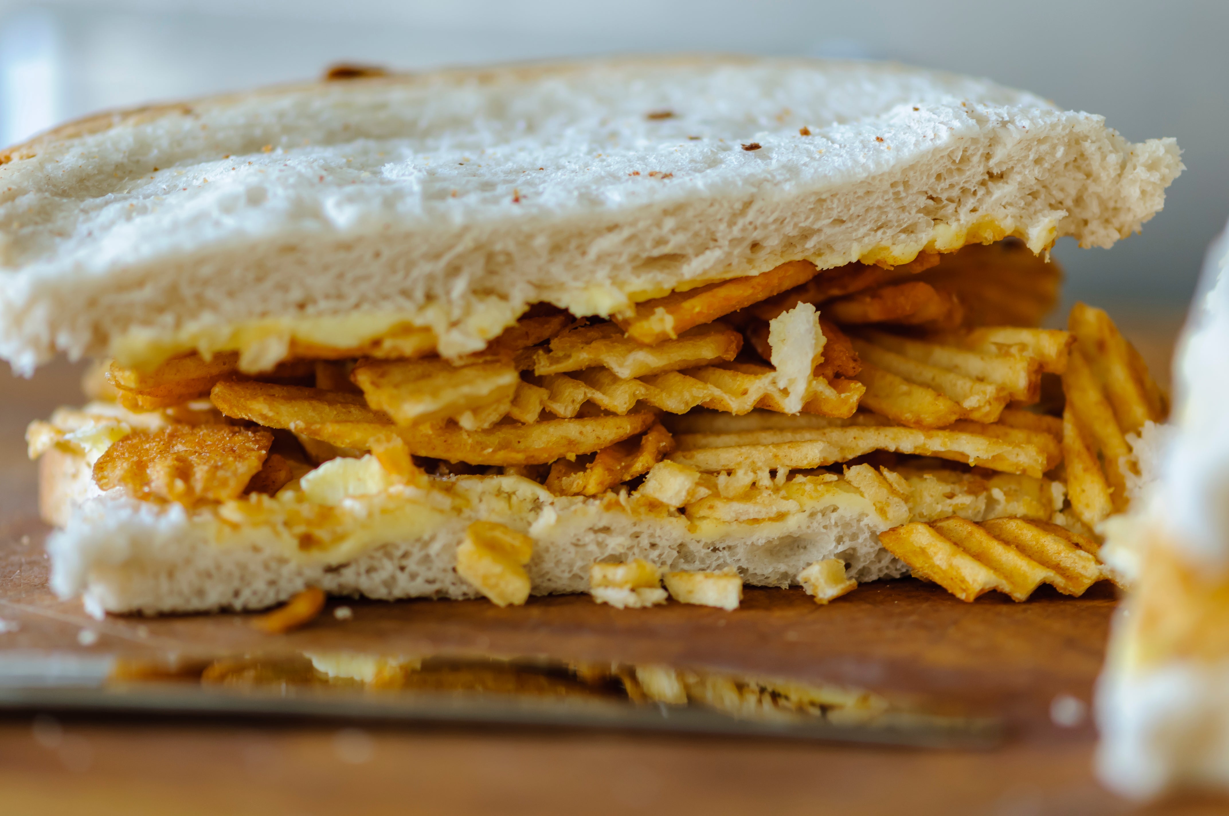 Crisps on sandwiches - an age-old debate