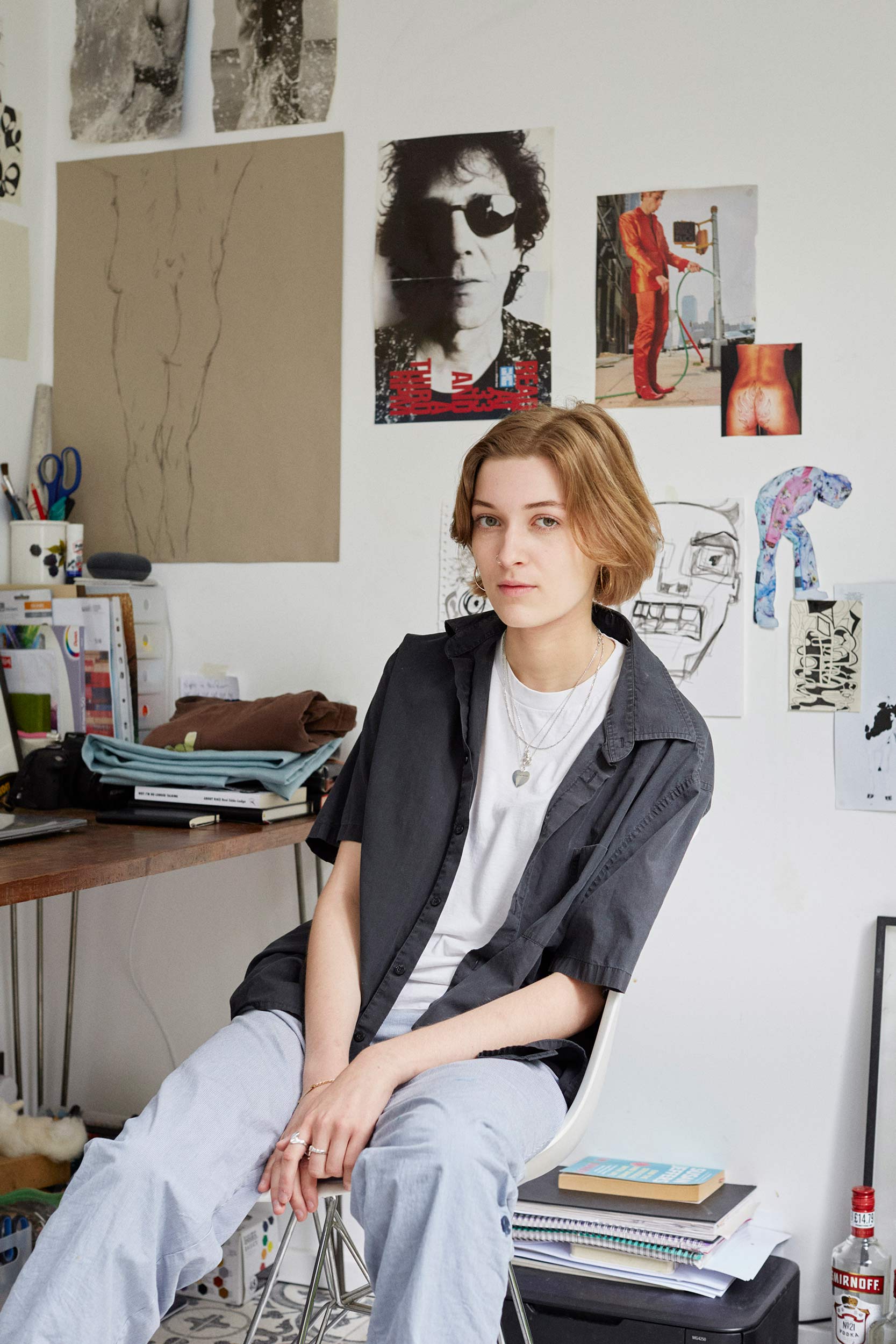 ‘I moved into this studio in the garden when I turned 16 and we’ve agreed that I can live here until I move out. My desire to leave home was so strong, but impractical at my age, so this was the compromise we reached. Now I have this sanctuary.’