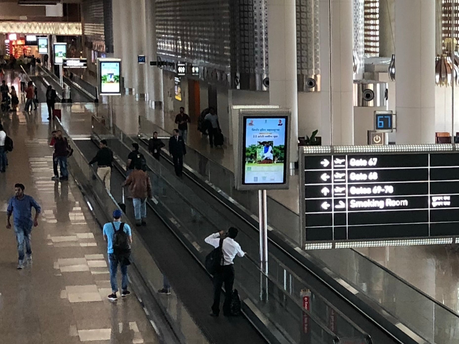 Escape route: Mumbai airport’s international terminal