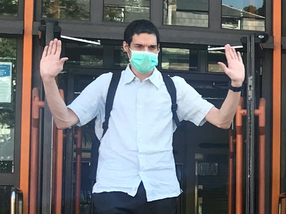 Christopher Killick pictured outside court in 2020