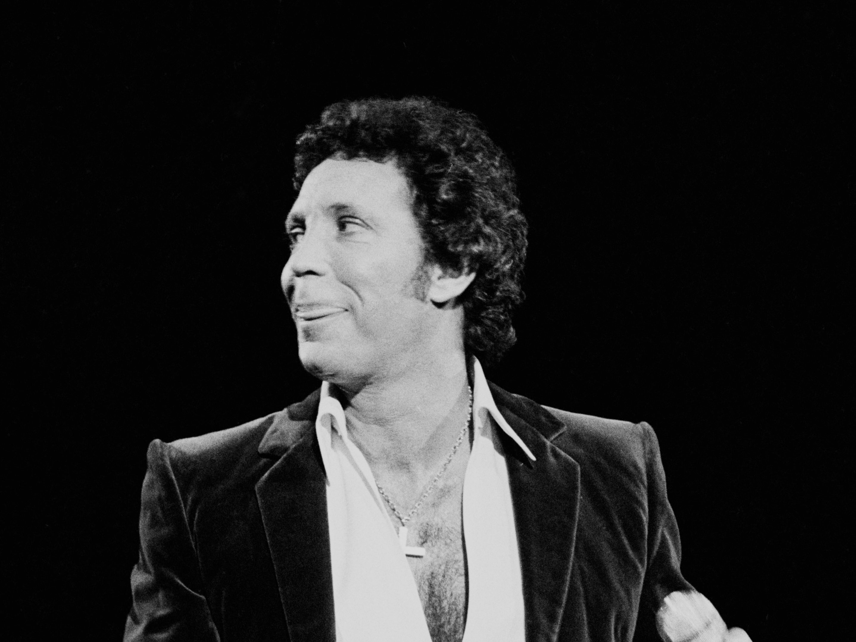 Jones performing on stage in September 1983