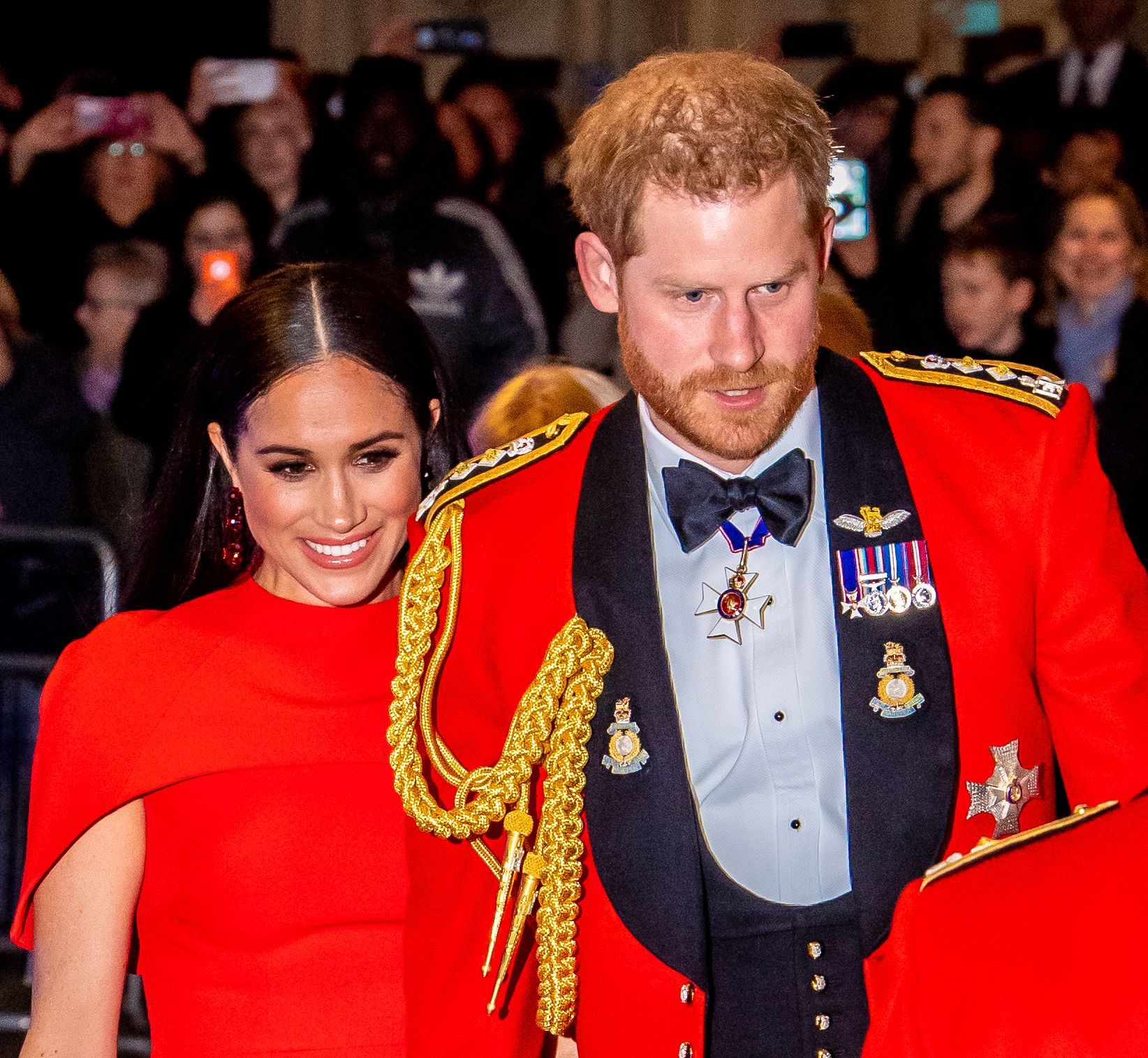 The Duke and Duchess of Sussex in March 2020