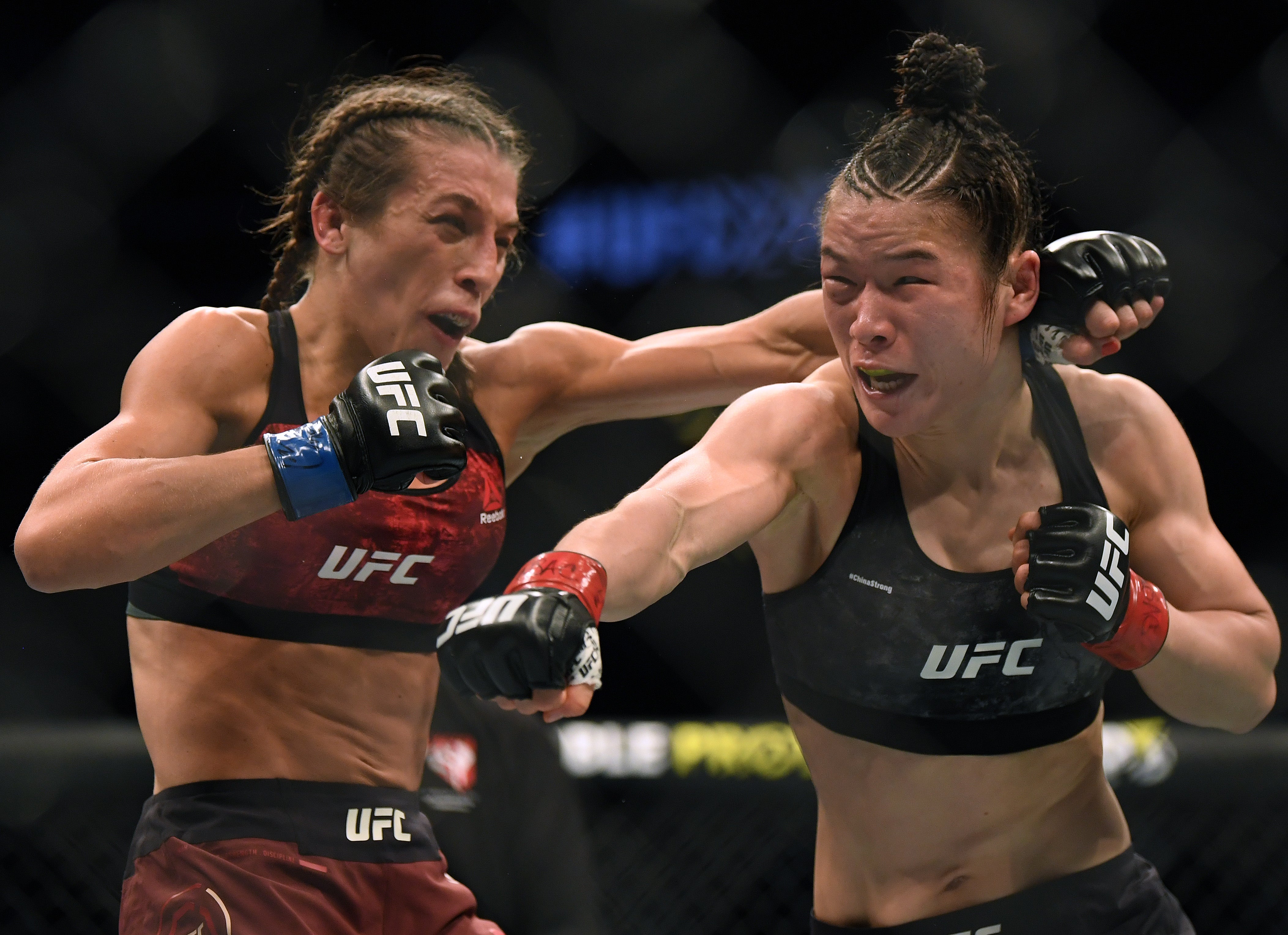 Zhang and Joanna Jedrzejczyk competed in arguably the greatest MMA bout of all time