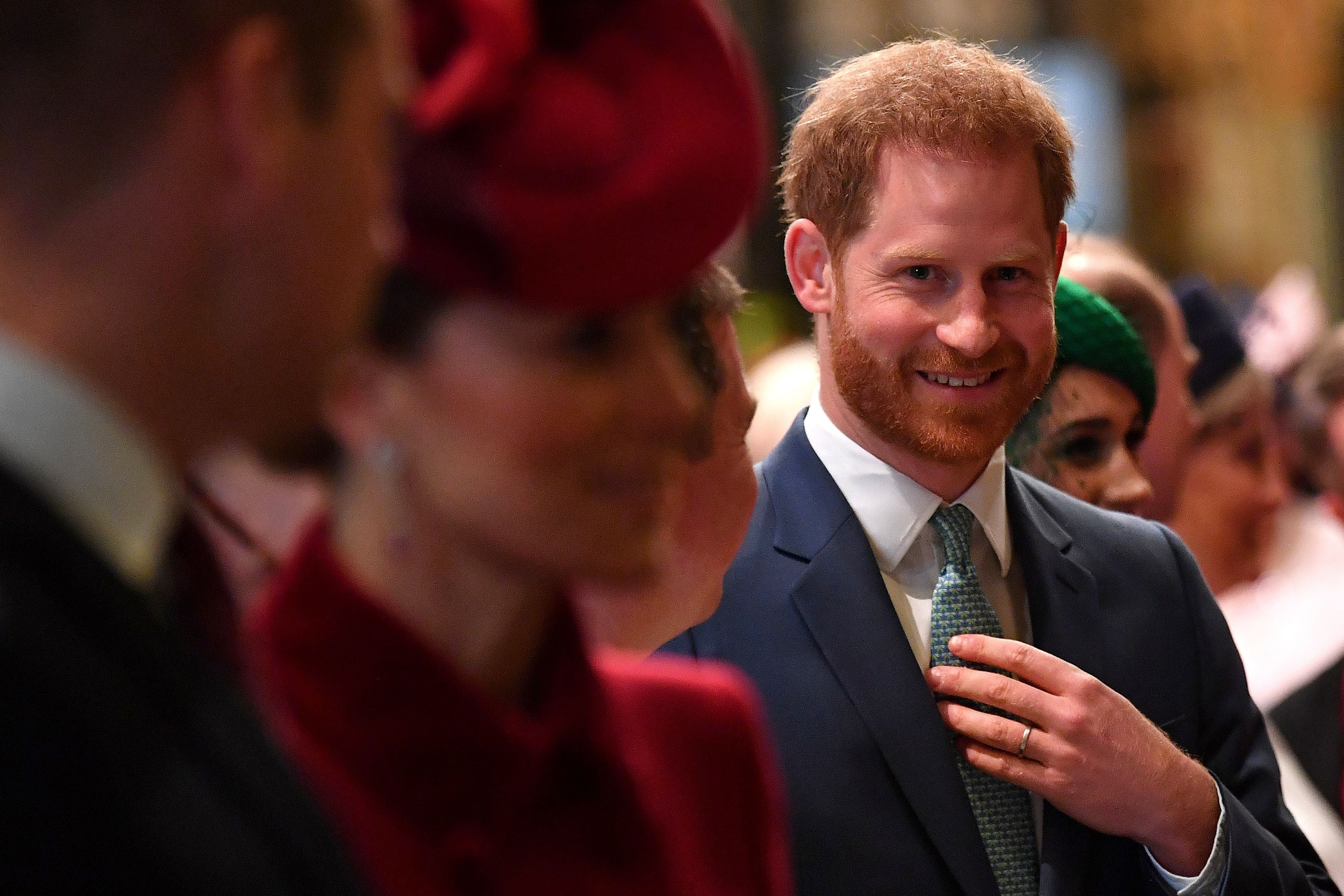 Prince Harry in March 2020