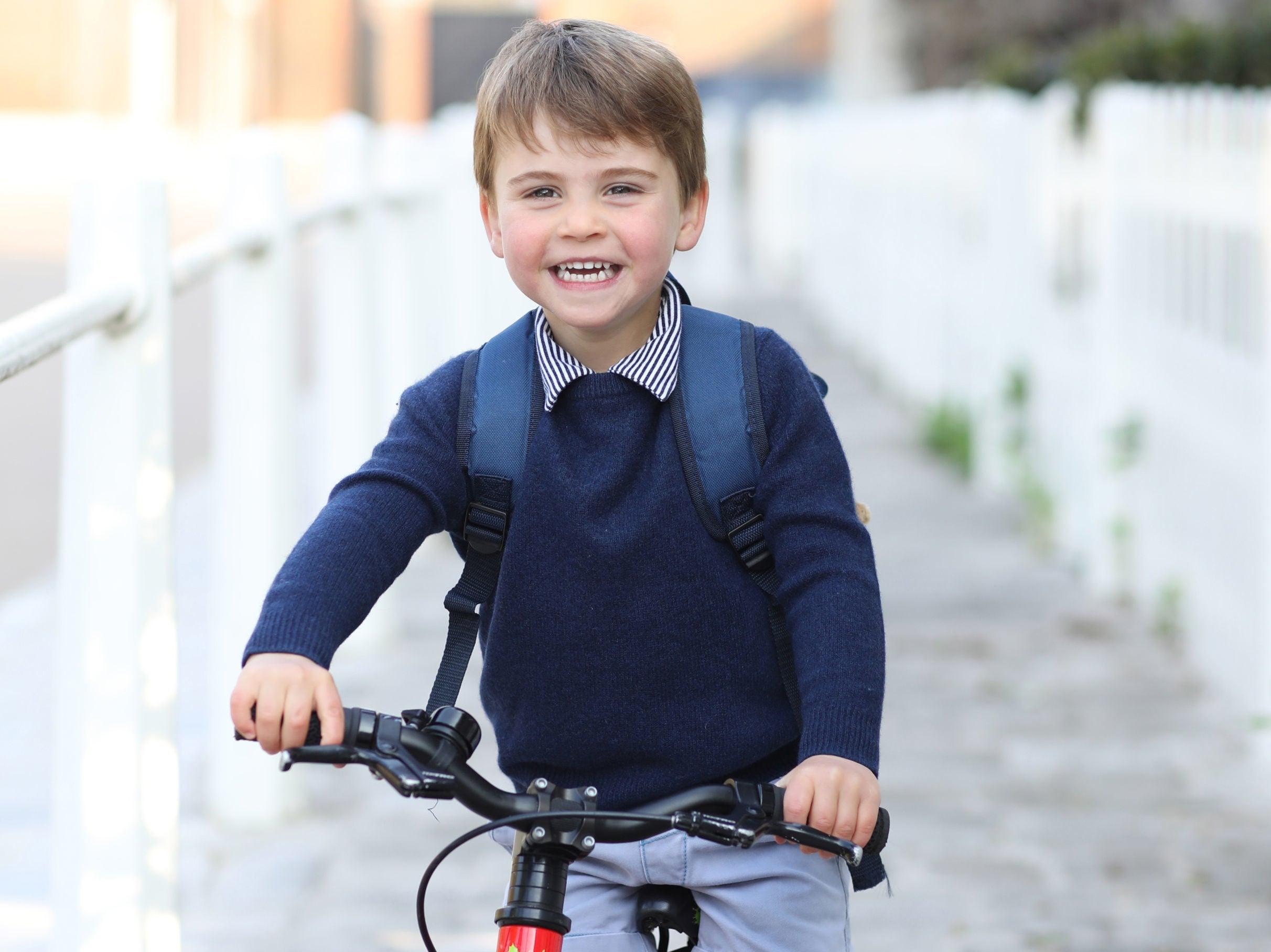 The Duke and Duchess of Cambridge have released a new photograph of Prince Louis to mark his third birthday