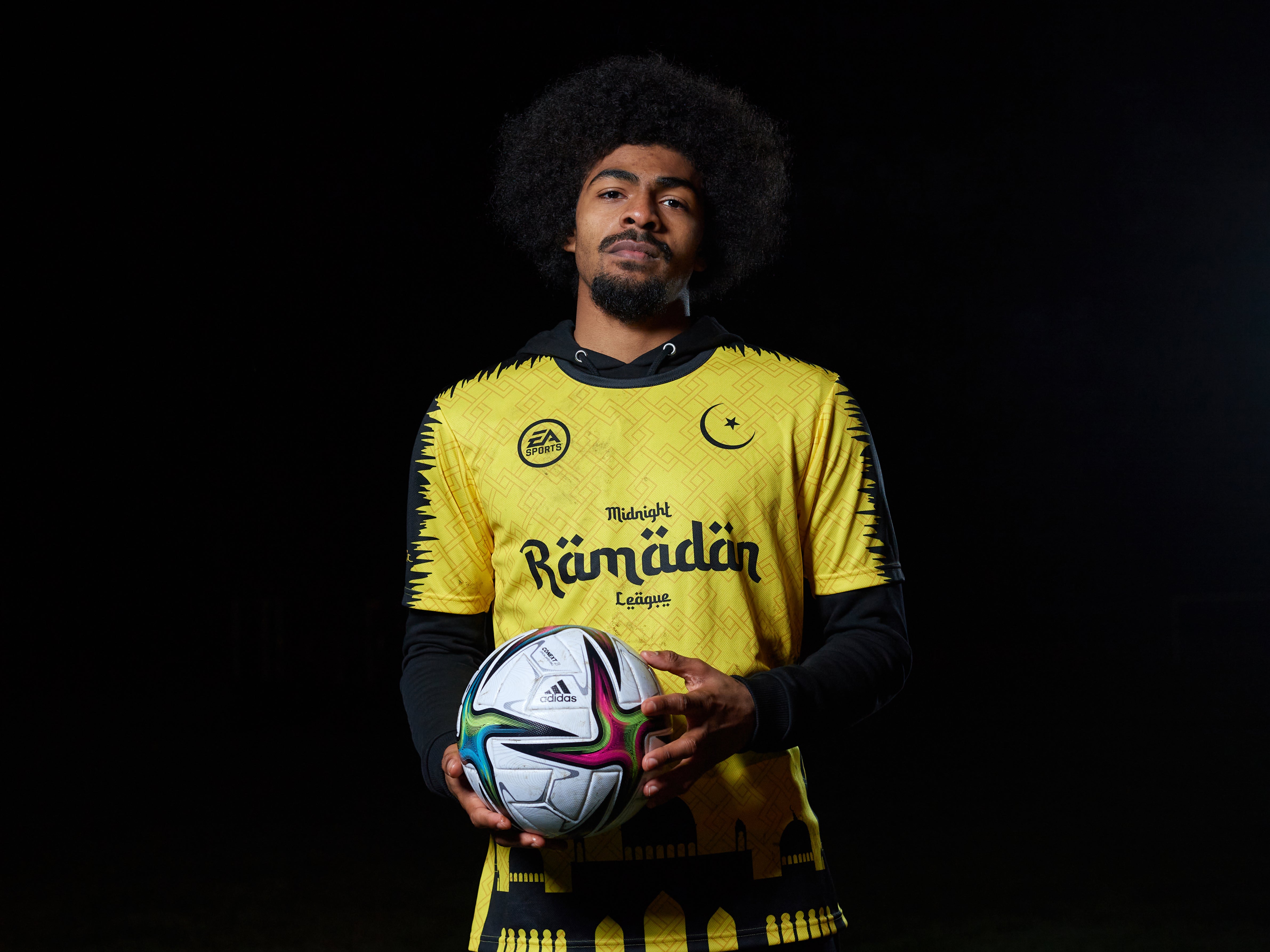 Hamza Choudhury is helping to promote the Midnight Ramadan League