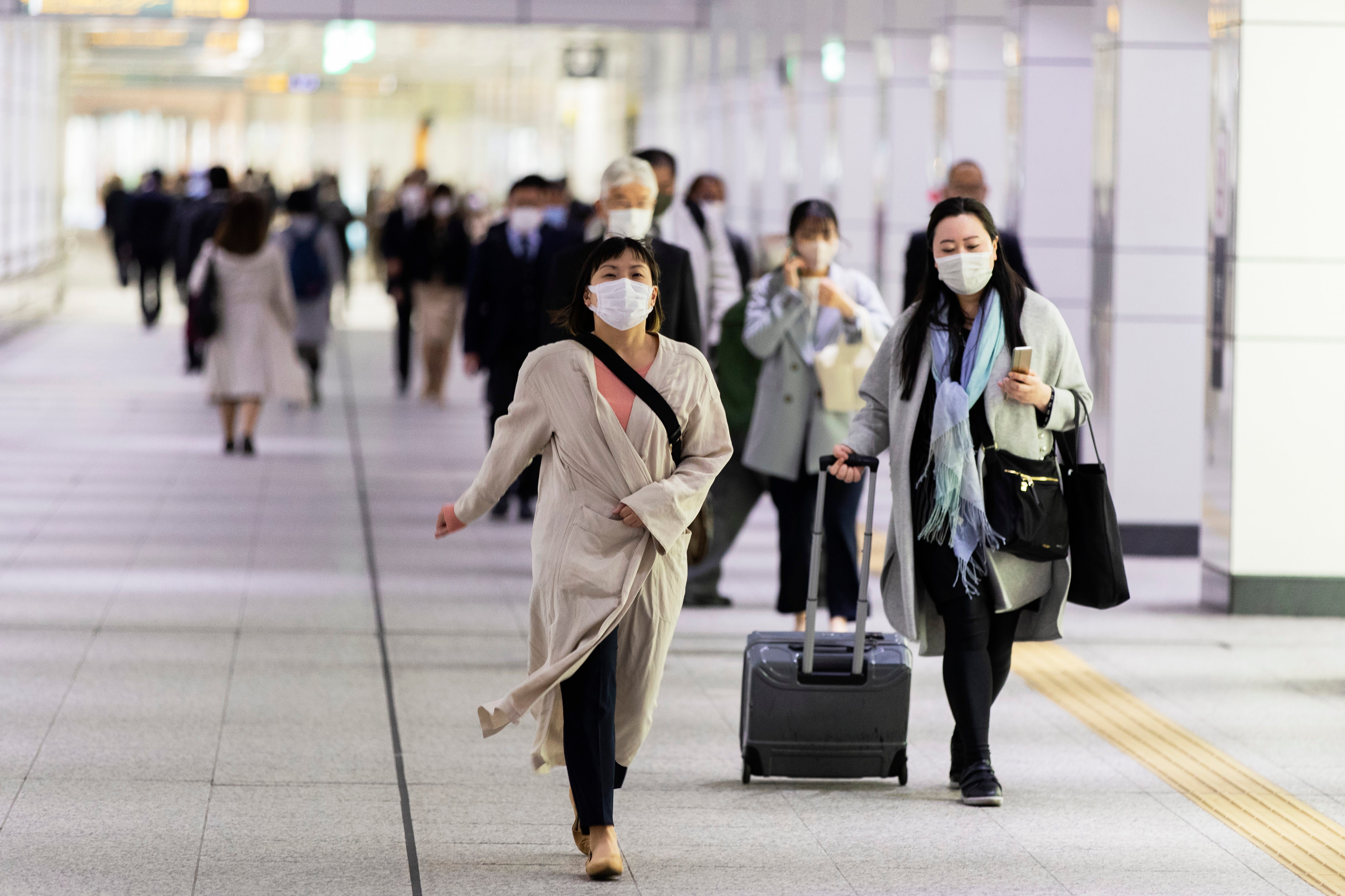 Virus Outbreak Japan Daily Life