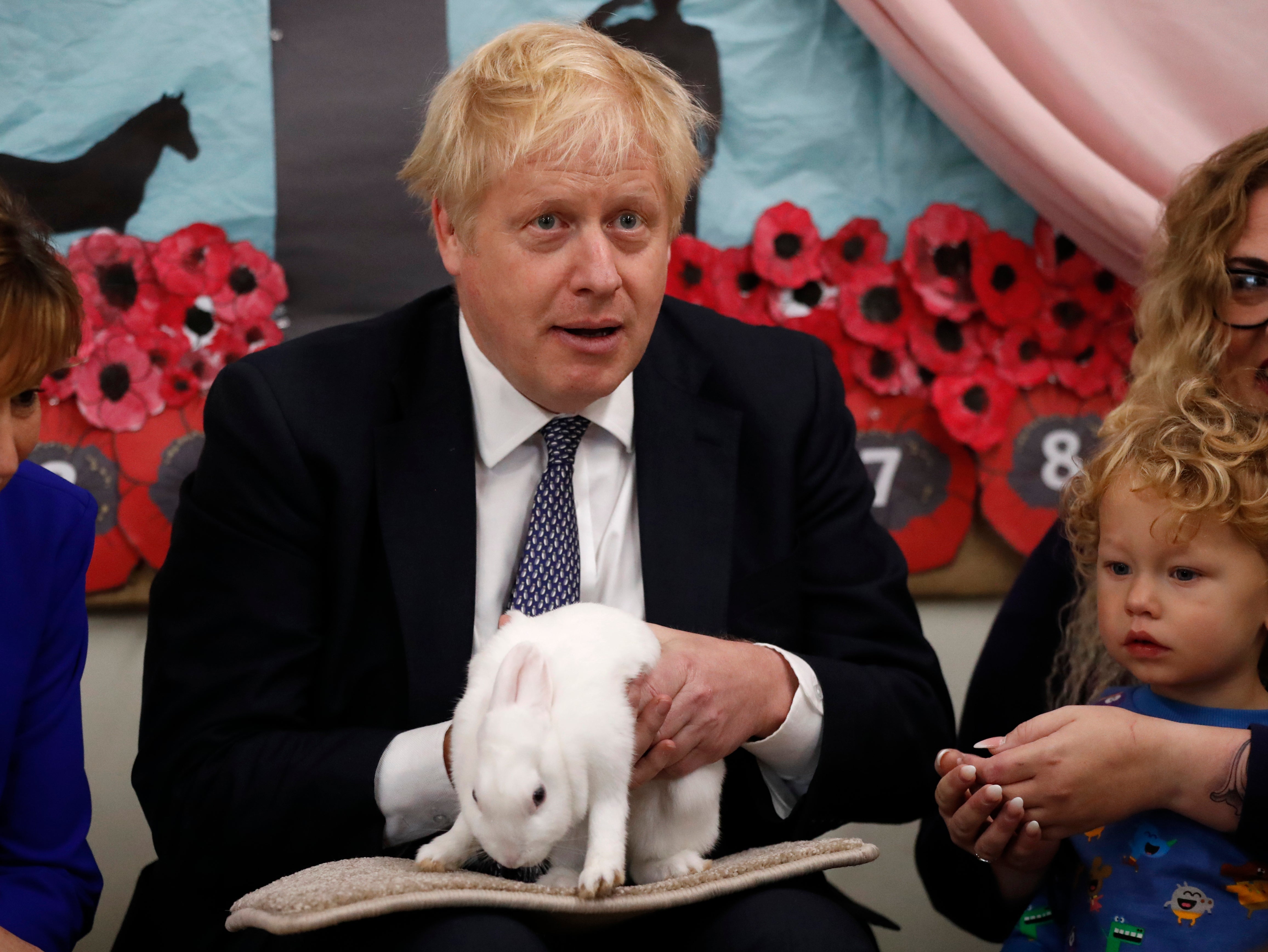 Boris Johnson, who used a rabbit at a school visit in 2019 election campaigning, derided ‘bunny-huggers'