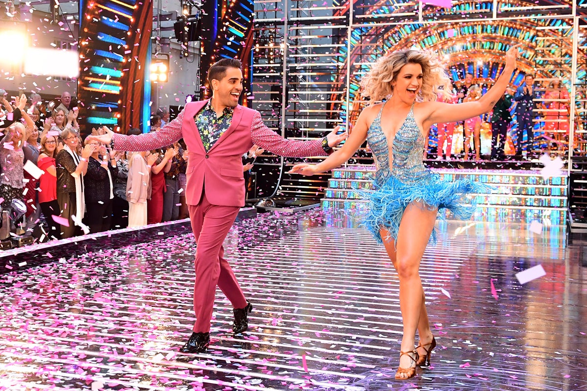 Singh dancing with Ashley Roberts on ‘Strictly Come Dancing’ in 2018