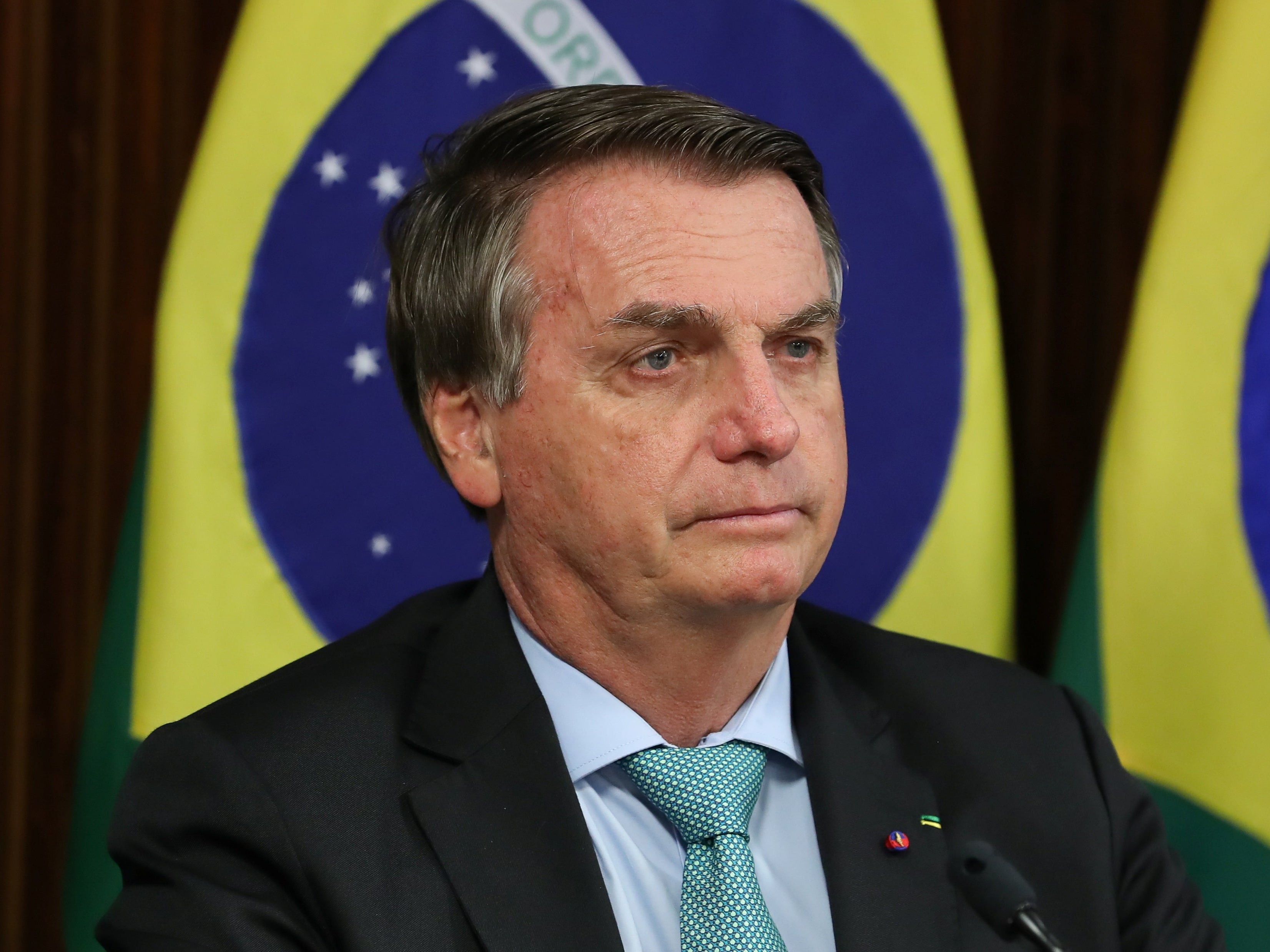 Brazilian president Jair Bolsonaro