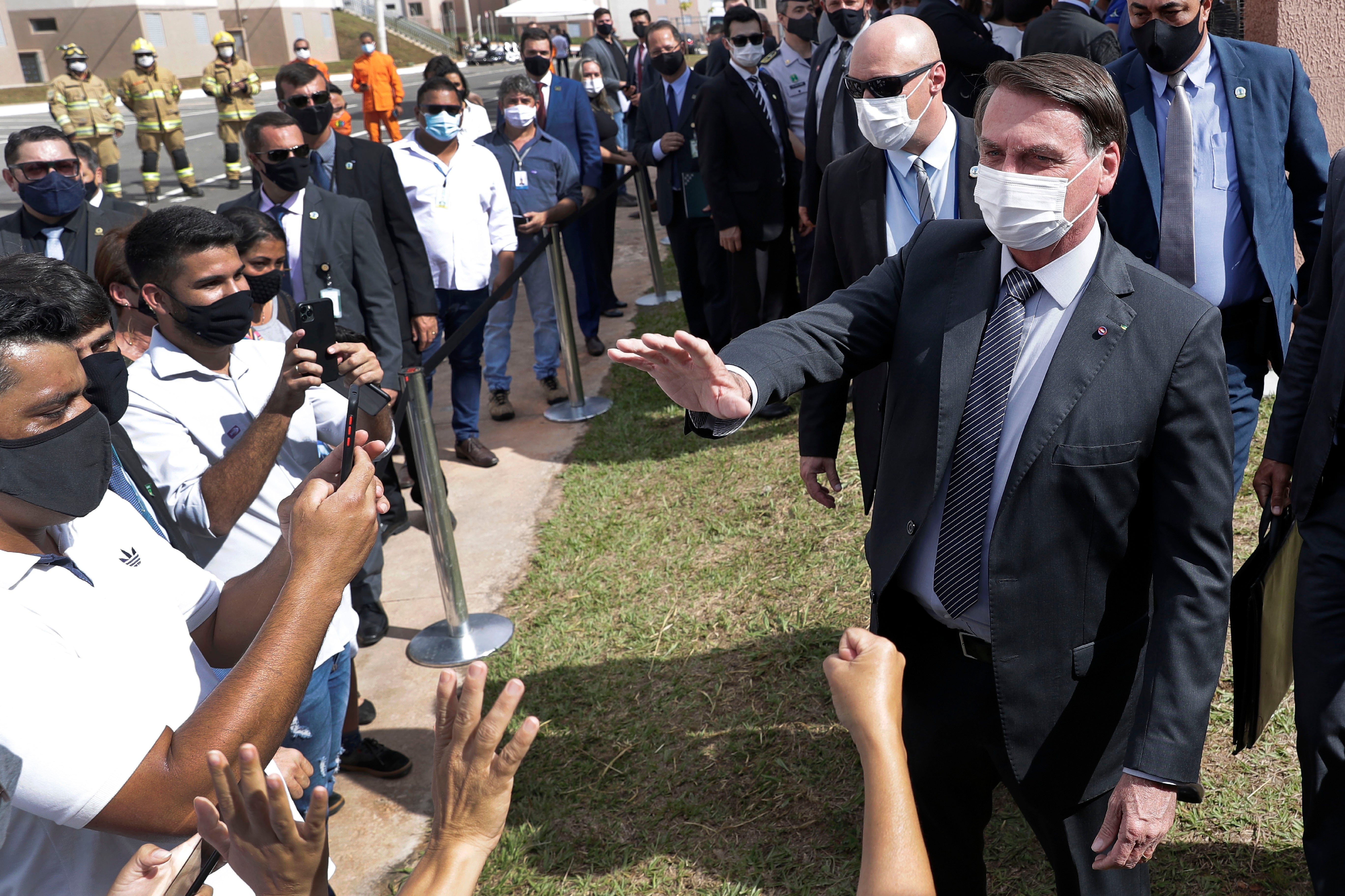 Virus Outbreak Brazil Bolsonaro