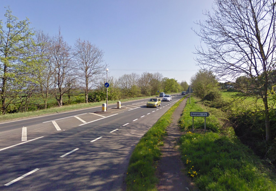 The incident took place at the junction of the A49 and Moreton Road, north of Hereford