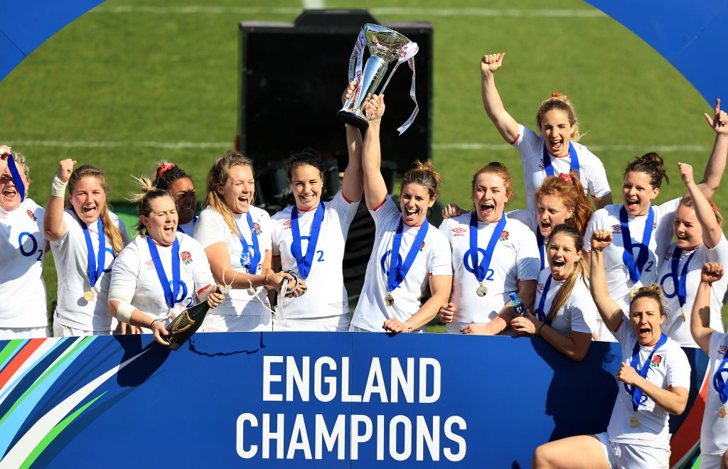 England have won the Women’s Six Nations for each of the past five years