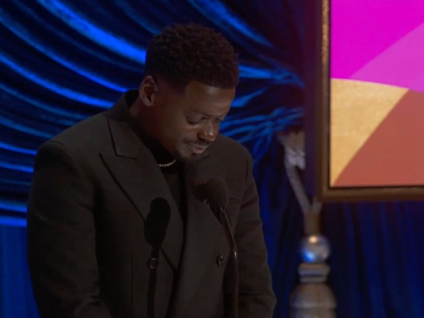 Daniel Kaluuya at the Oscars