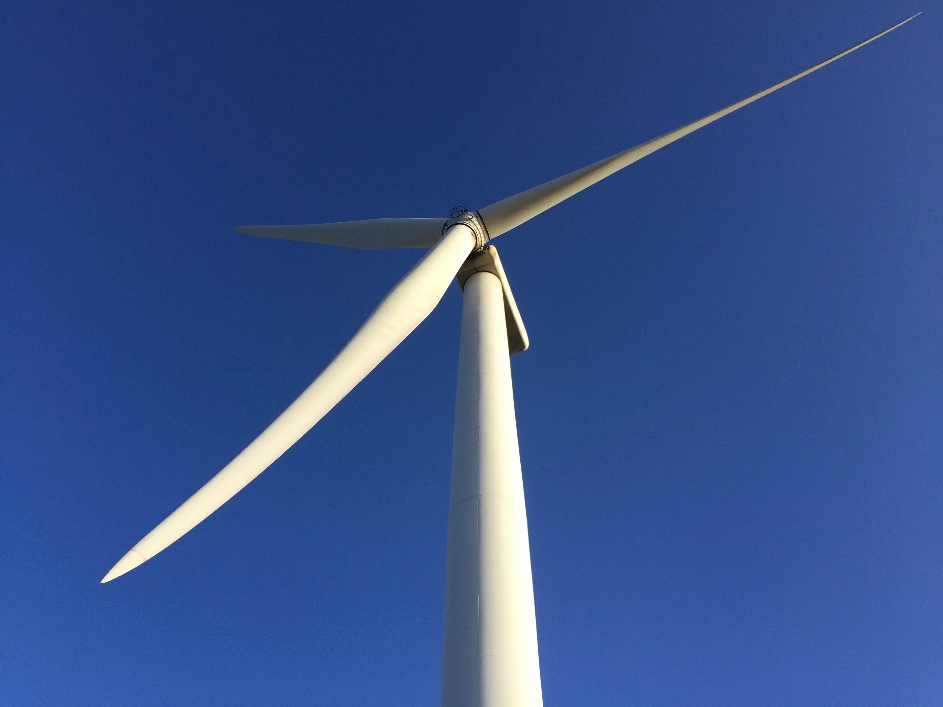 Orkney gets much of its power from wind turbines