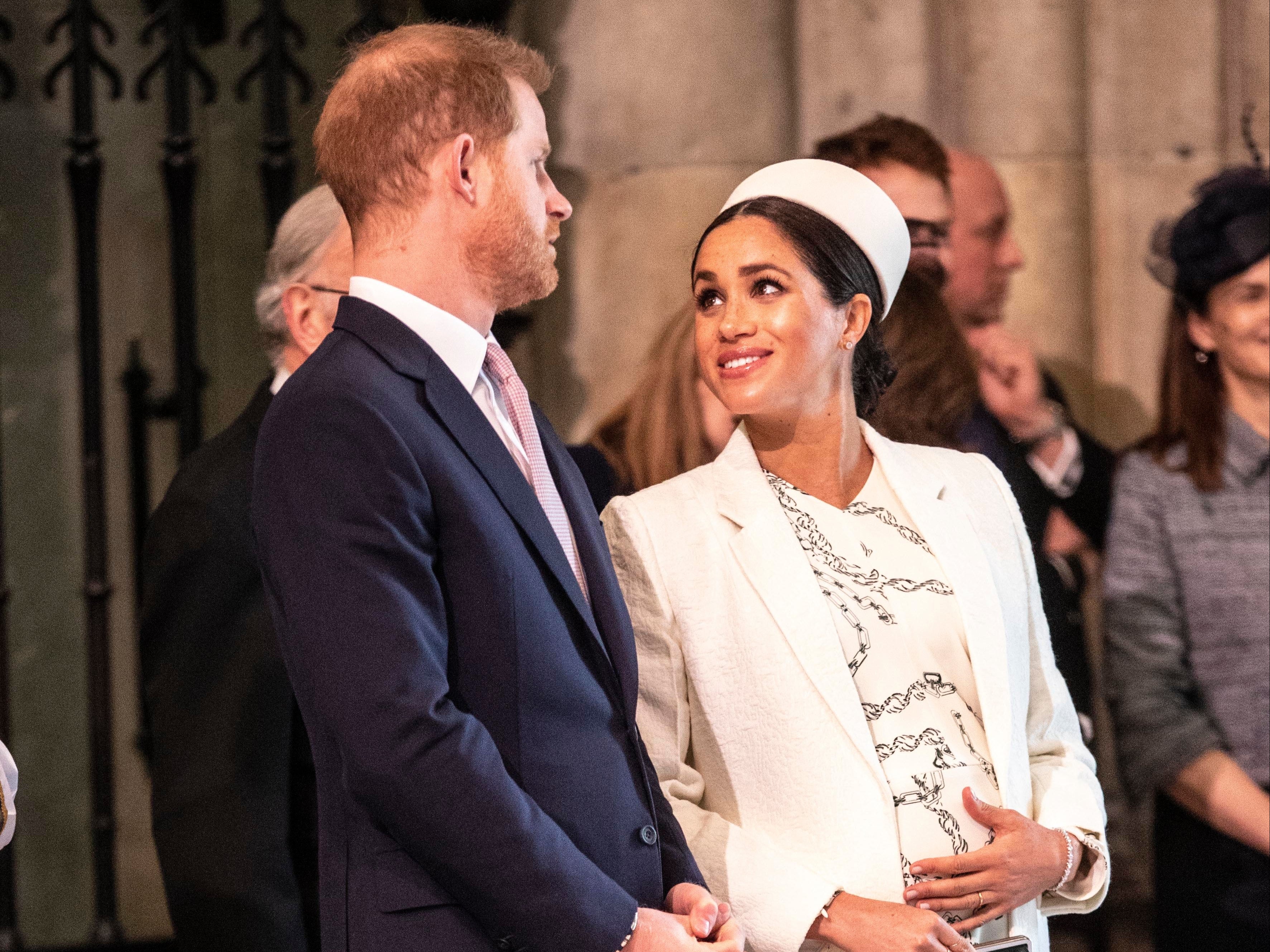 Prince Harry and Meghan in March 2019