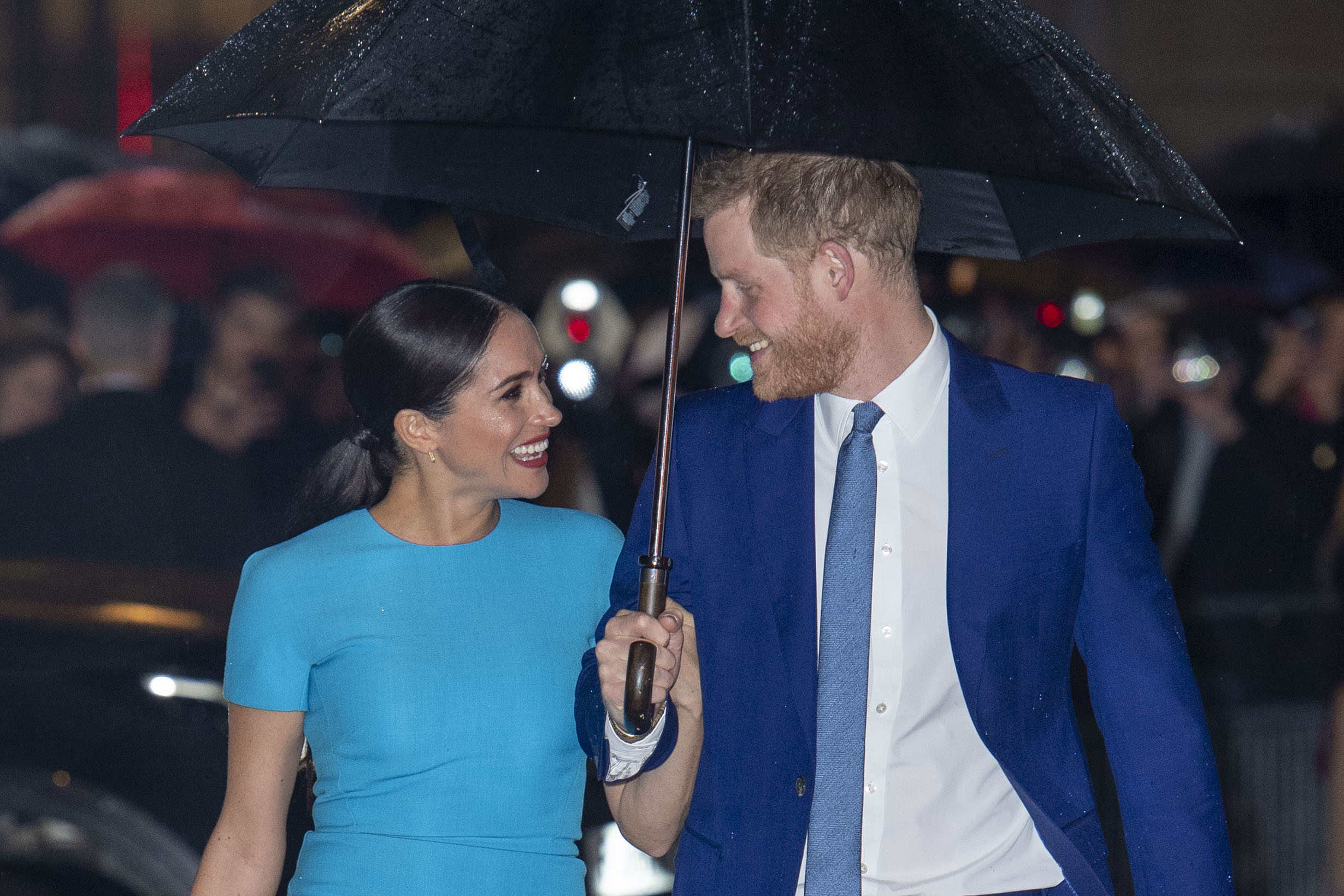 Harry and Meghan in March 2020